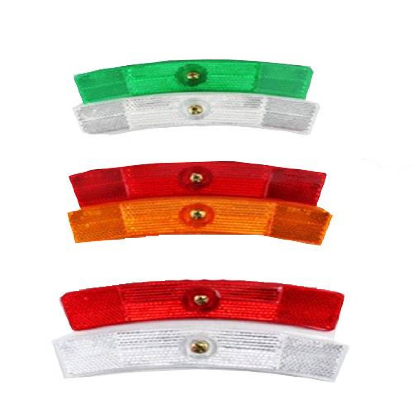 Reflejantes de Rayo para Bicicleta 2 Piezas Varios Colores 