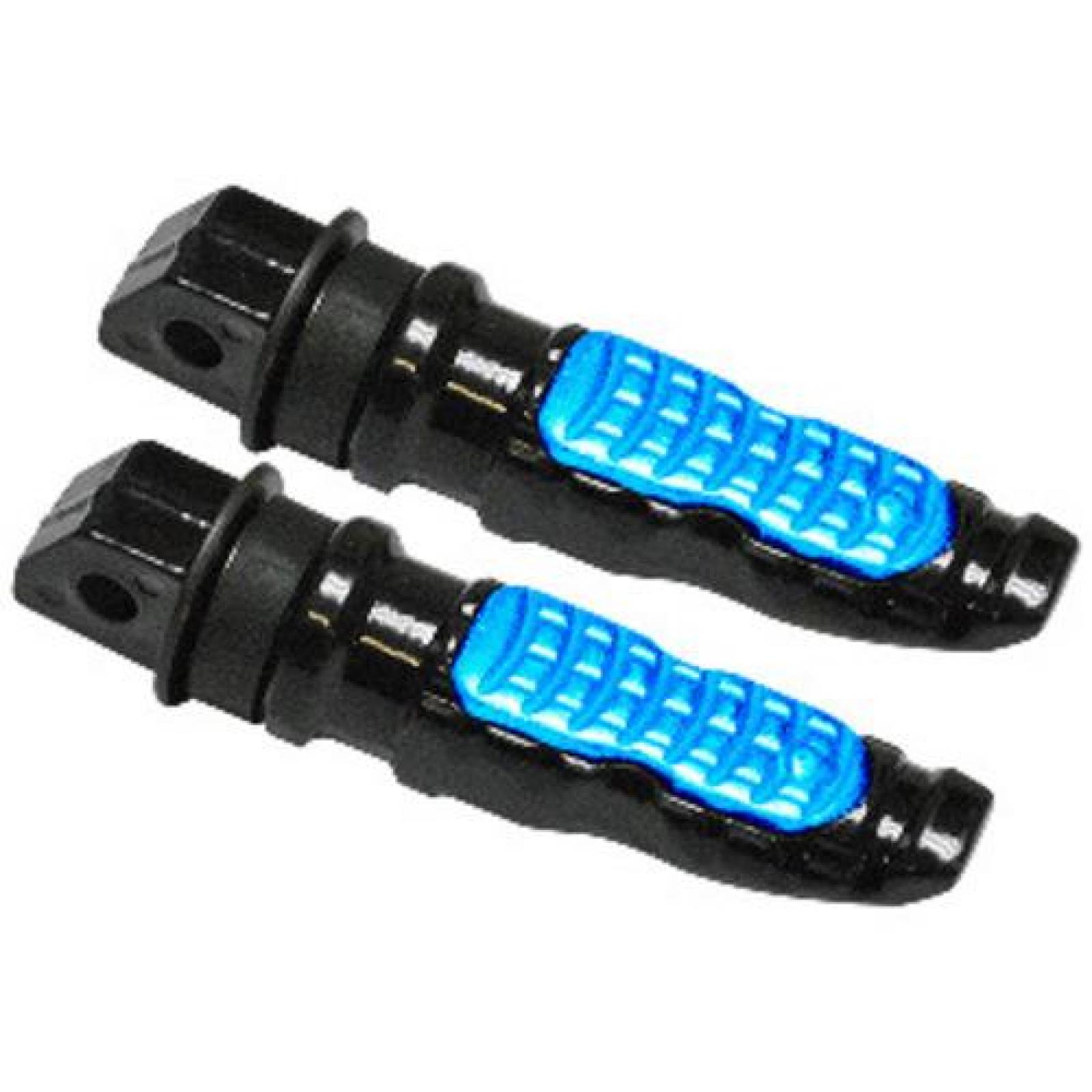 Posapie universal de aluminio azul 