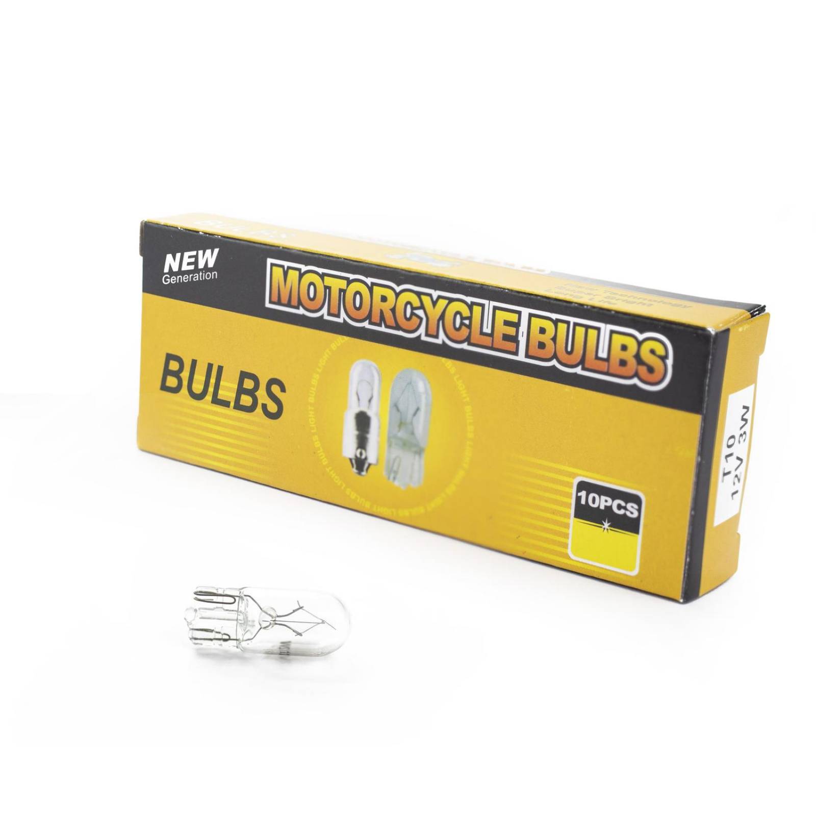 Foco para moto motocicleta 12V-2W T10 pellizco Kinlley 
