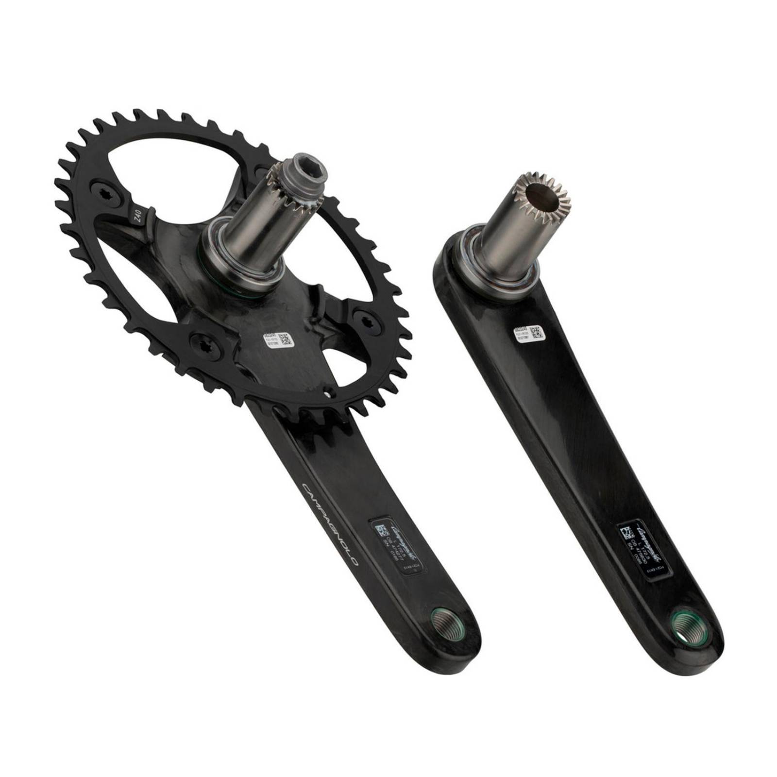 Monoplato para Bicicleta 38D 172.5mm Negro Campagnolo 