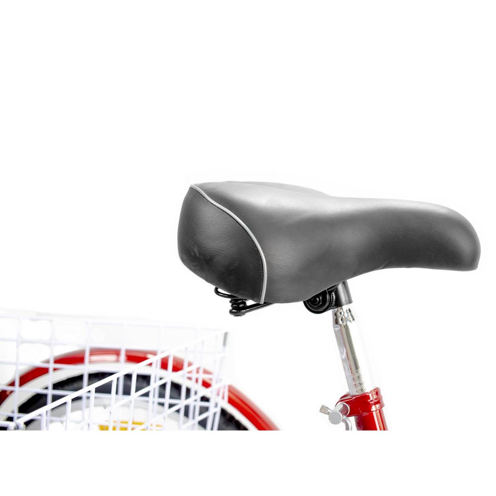 Bicicleta R24 Tricicleta Urbana con canasta rojo Gospel 