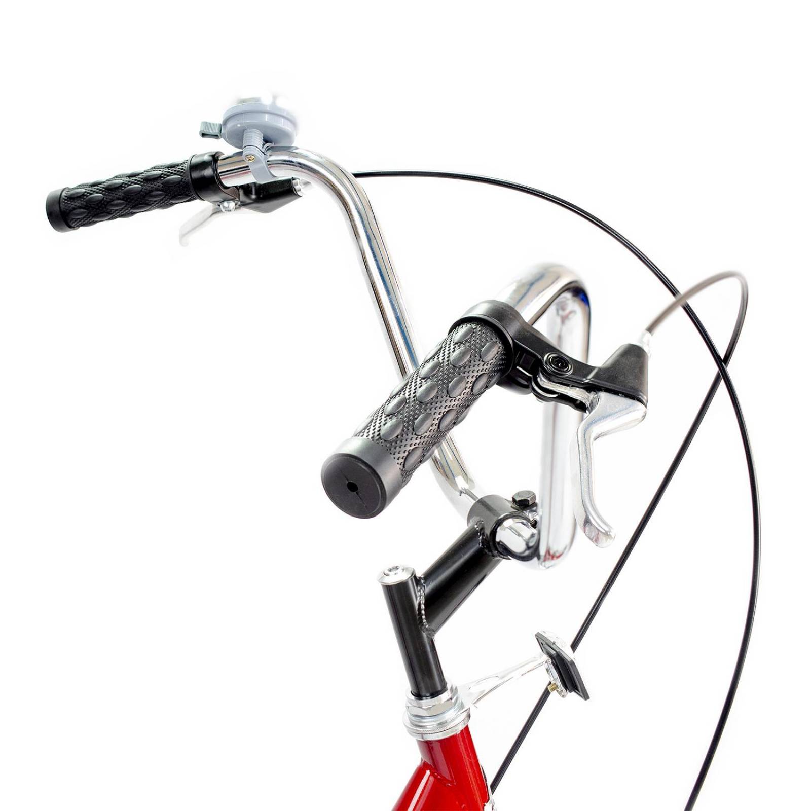 Bicicleta R24 Tricicleta Urbana con canasta rojo Gospel 