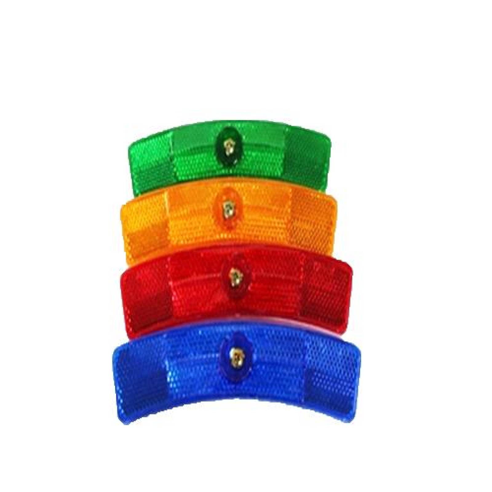Reflejantes de Rayo para Bicicleta 4 Piezas Varios Colores 