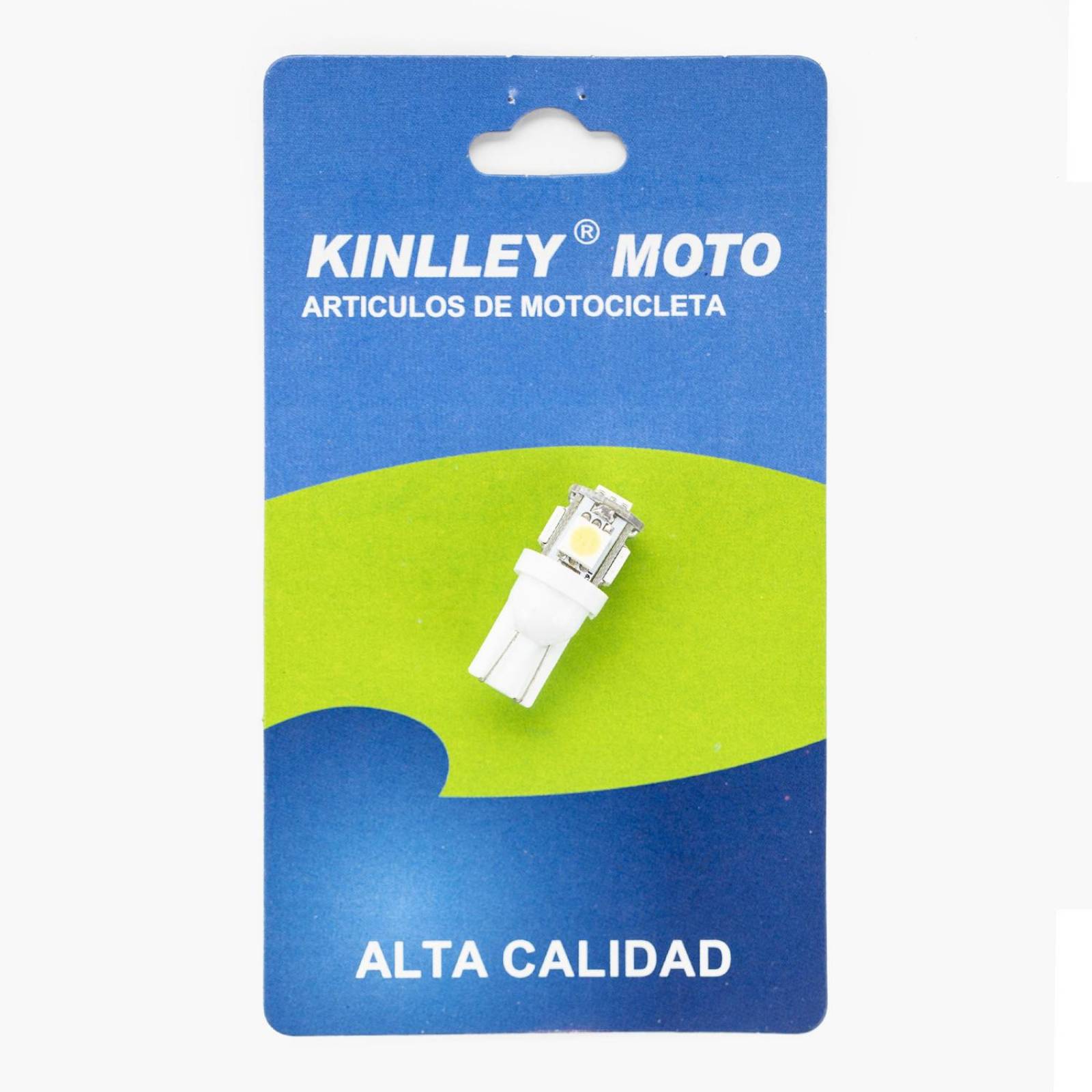 Foco Led para Moto Motocicleta Pellizco T10 Blanco Kinlley 