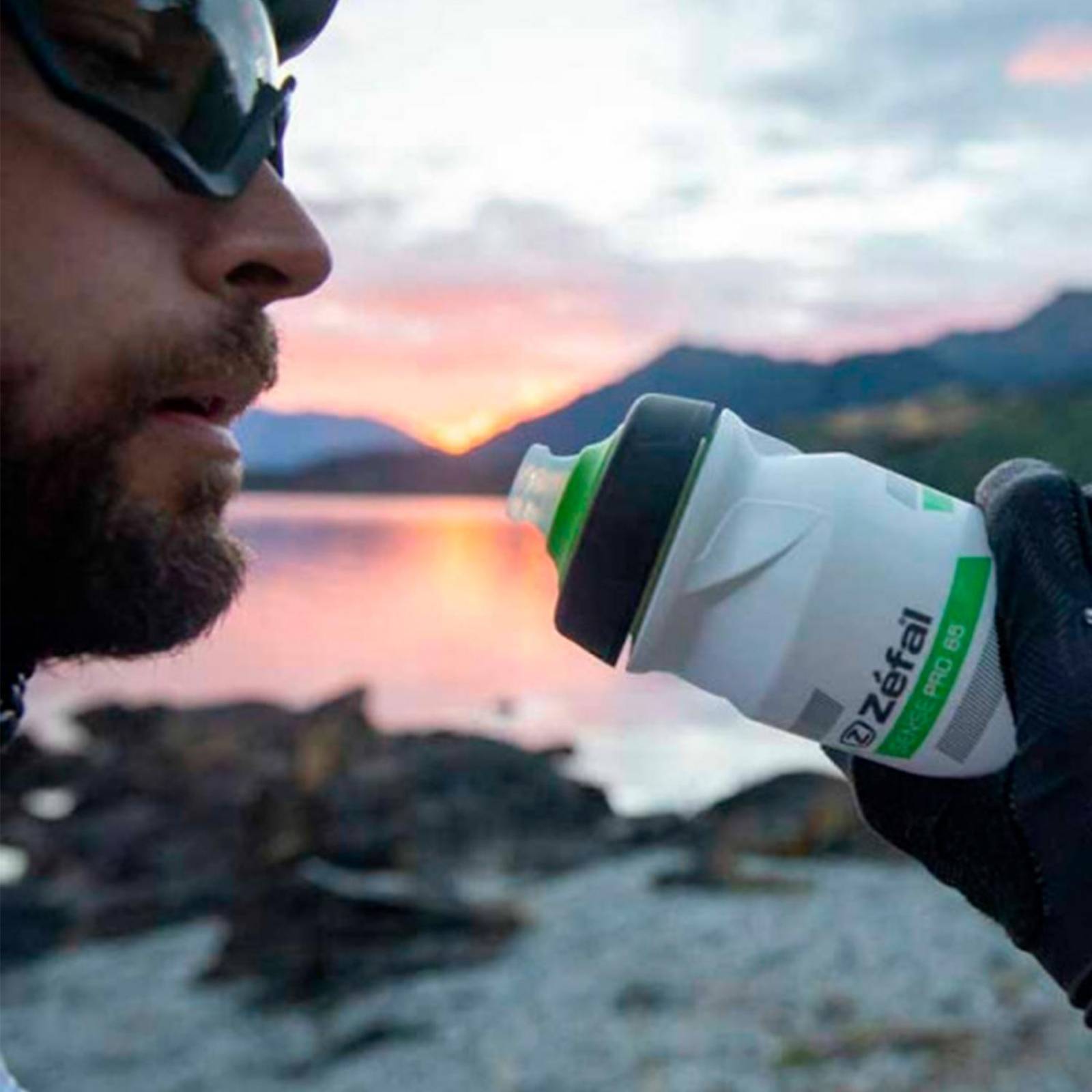 Anfora Botella para bicicleta 650ml SENSE PRO 65 Verde Zefal 