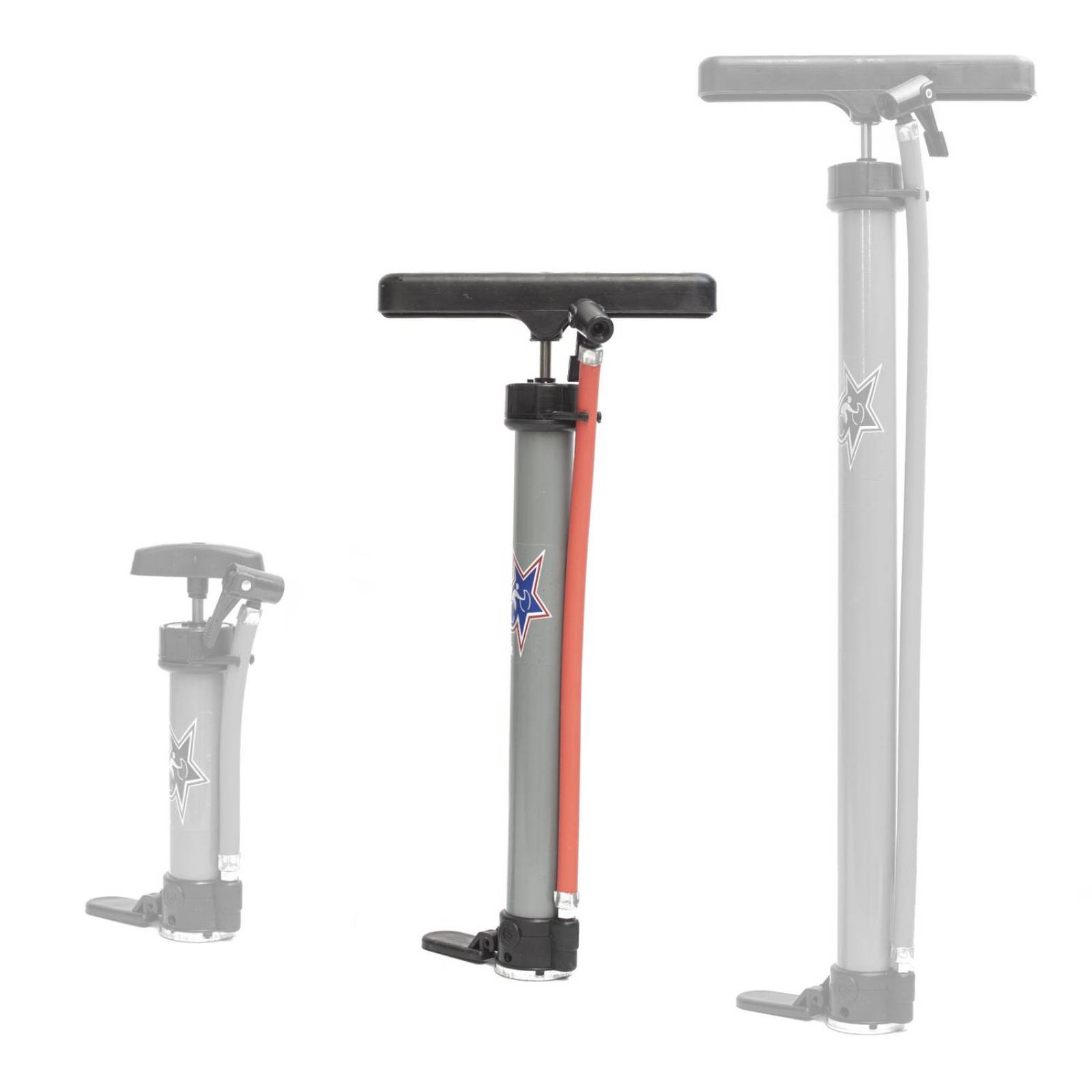 Bomba De Pie Cm Pintada Mediana 