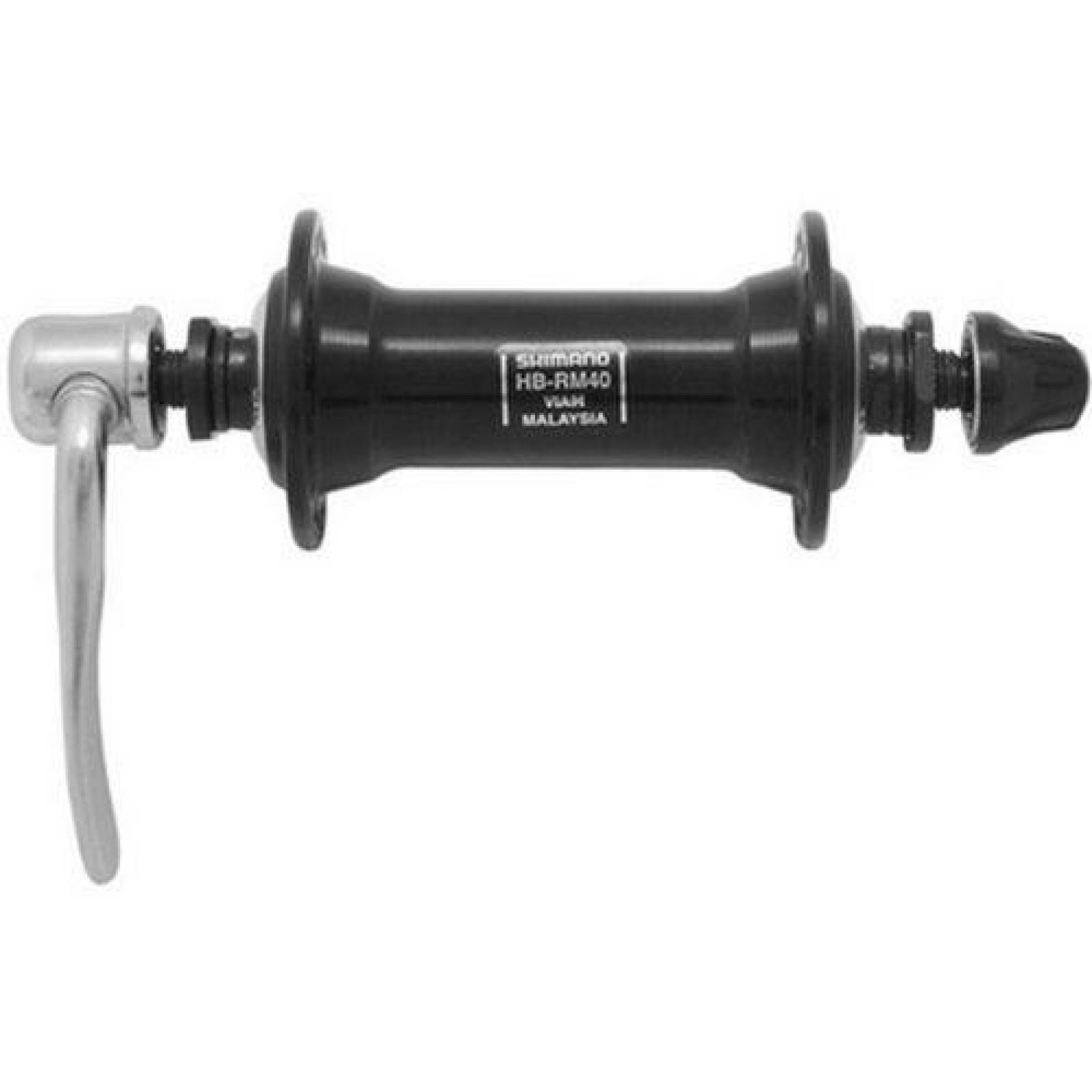 Maza delantera 36 hoyos negro HB-RM40 Altus Shimano 