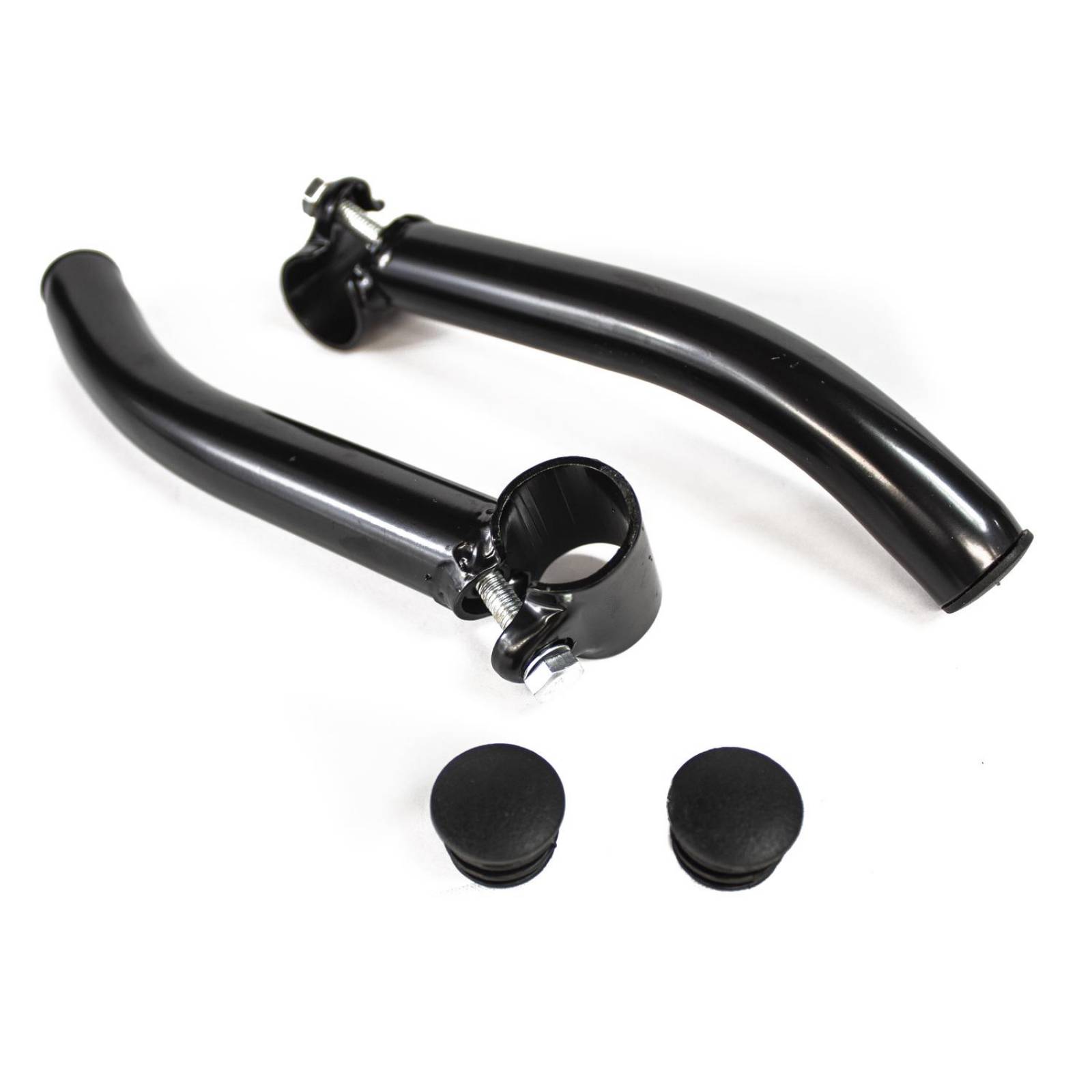 Tubo Extension Manubrio Bicicleta Fierro Negro 