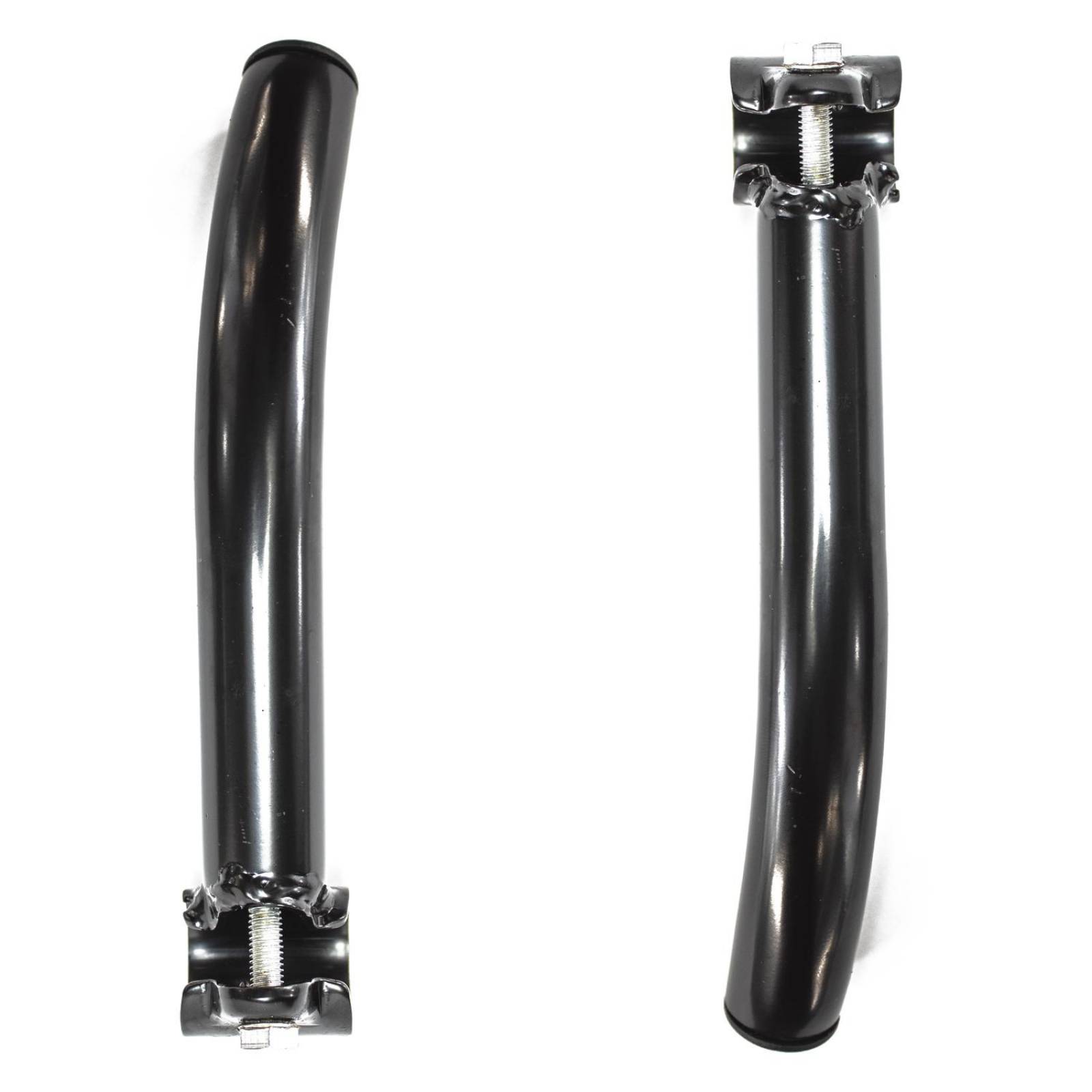 Tubo Extension Manubrio Bicicleta Fierro Negro 