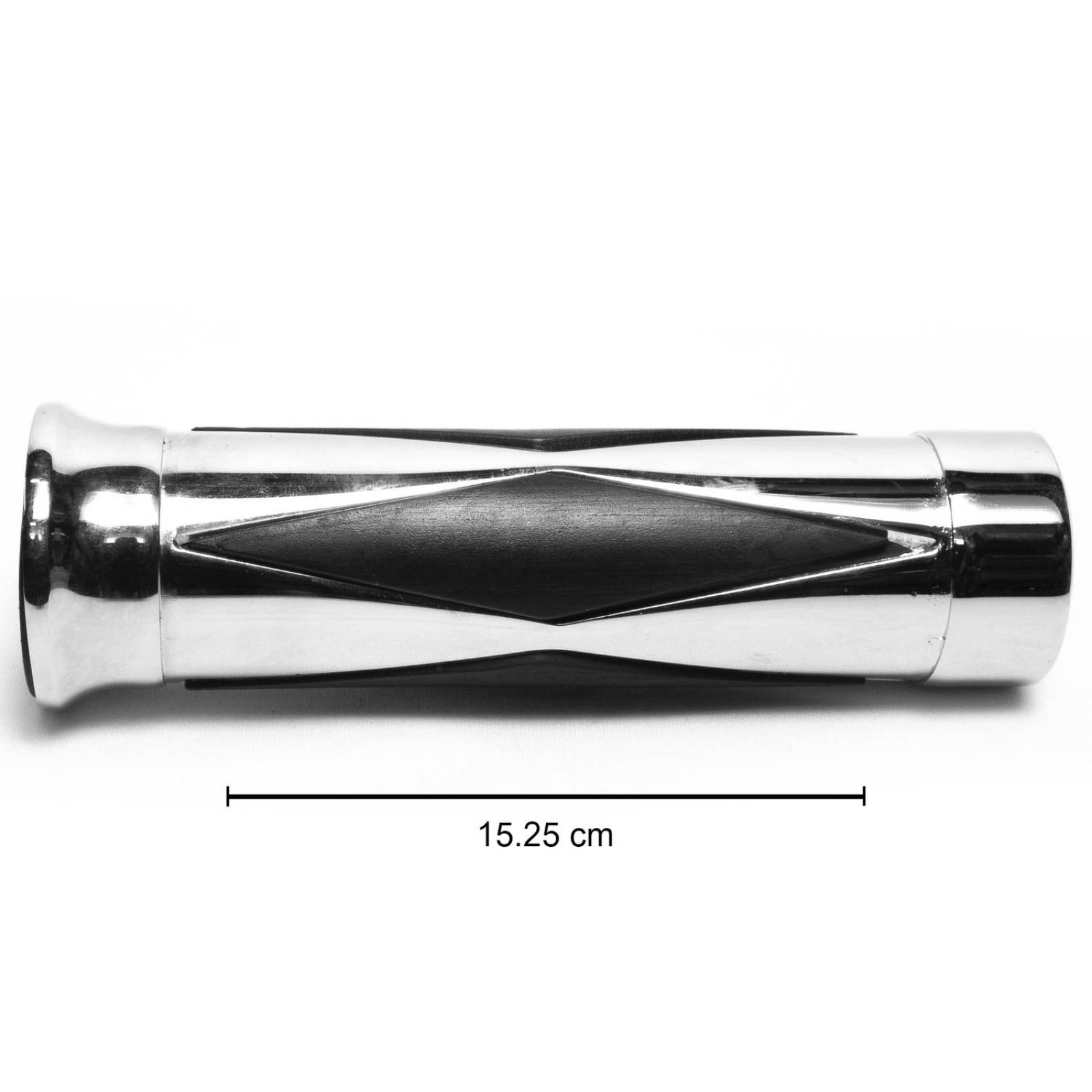 Puños De Aluminio Rombo Cromados/negros 