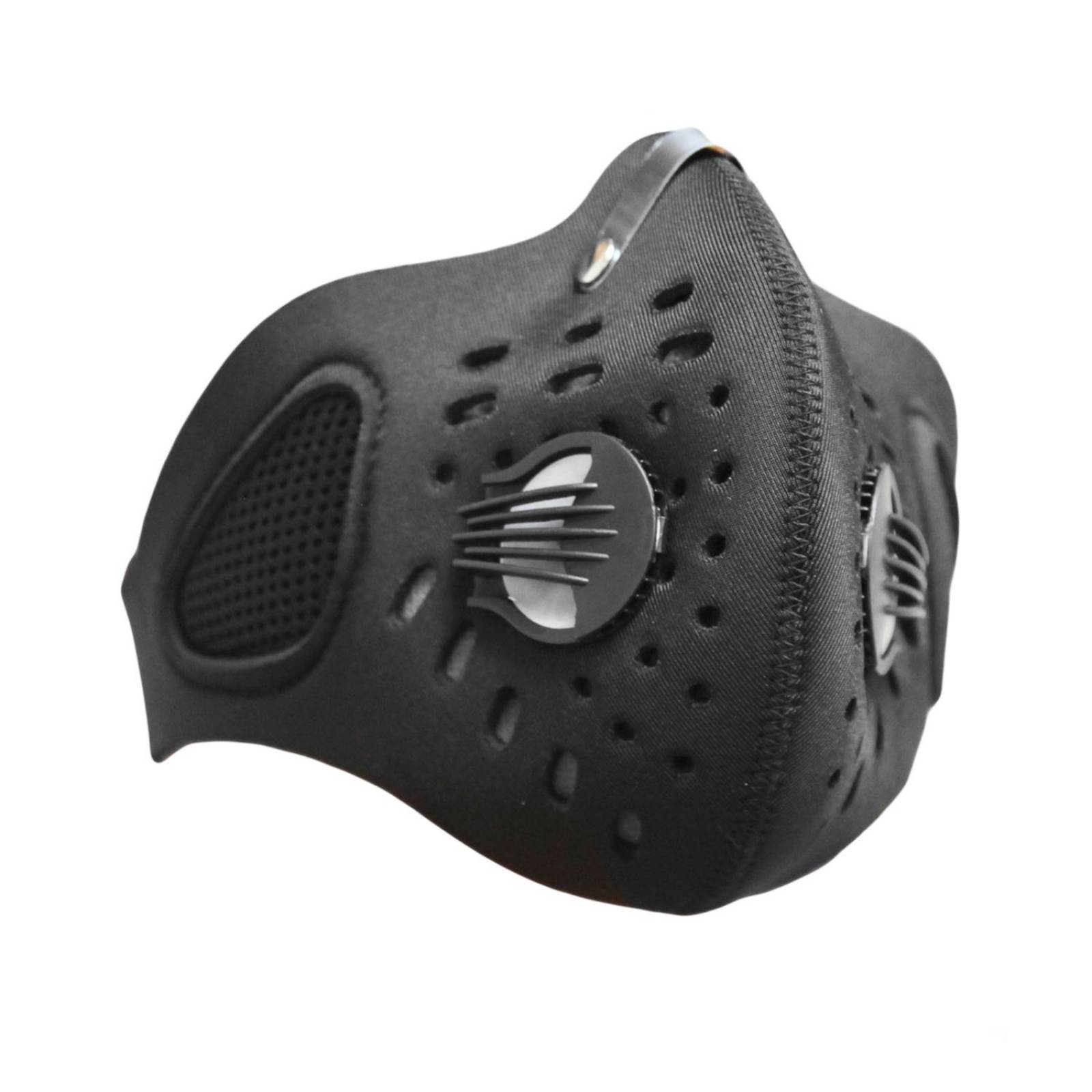 Cubrebocas Bicicleta Mascara Deportiva Neopreno Filtro Negro 