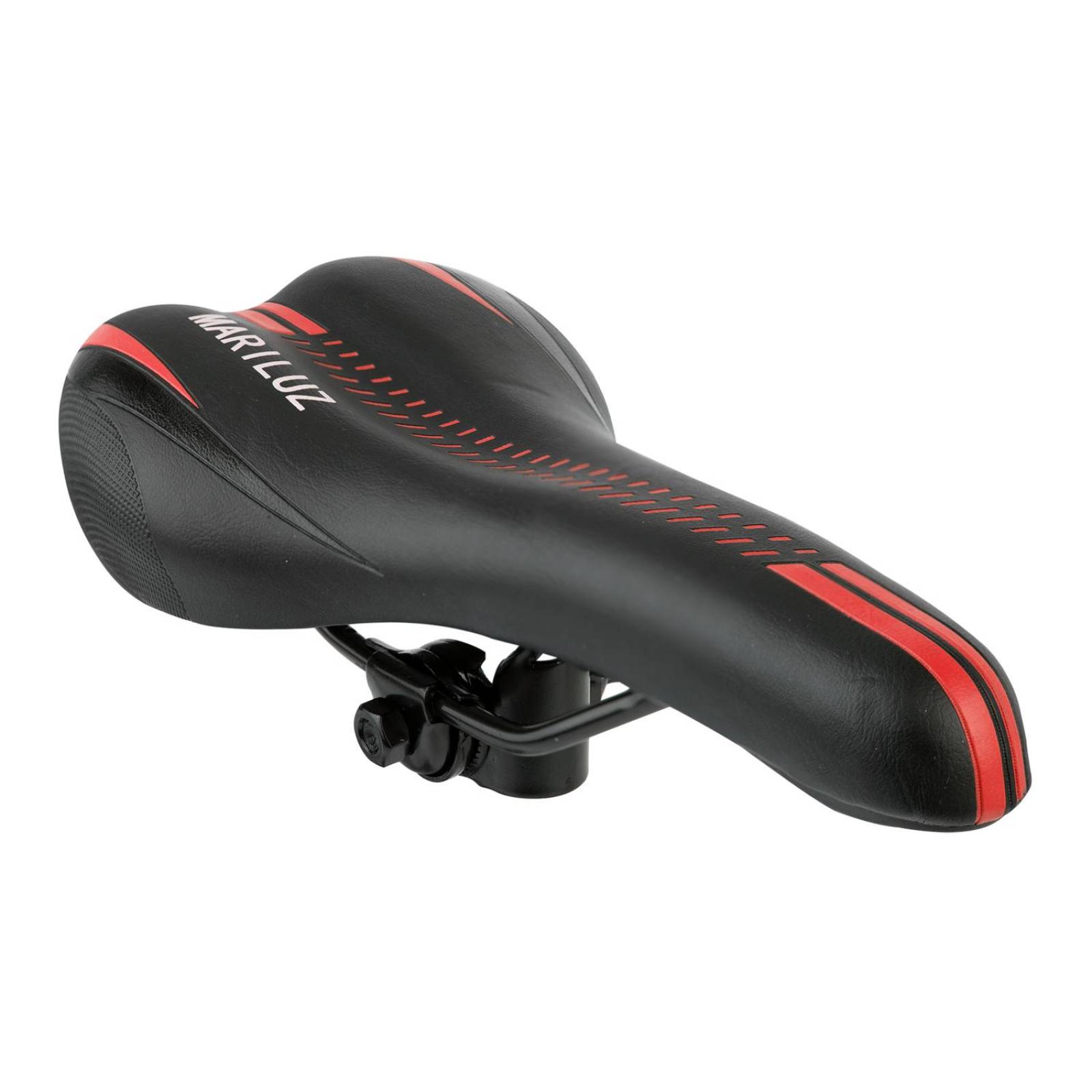 Asiento para Bicicleta Carrera WL-5707B-1 Negro Rojo Vealen 