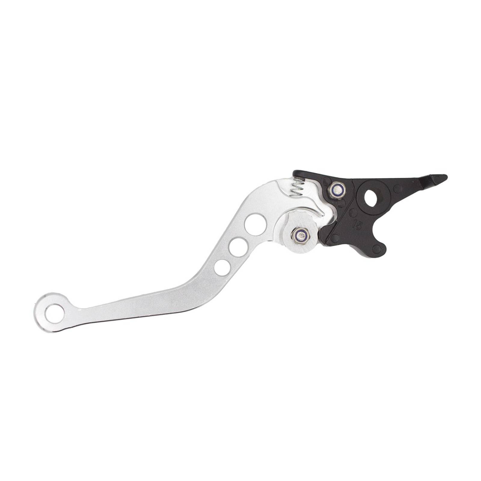 Manijas para moto 125Z aluminio plata Alessia 