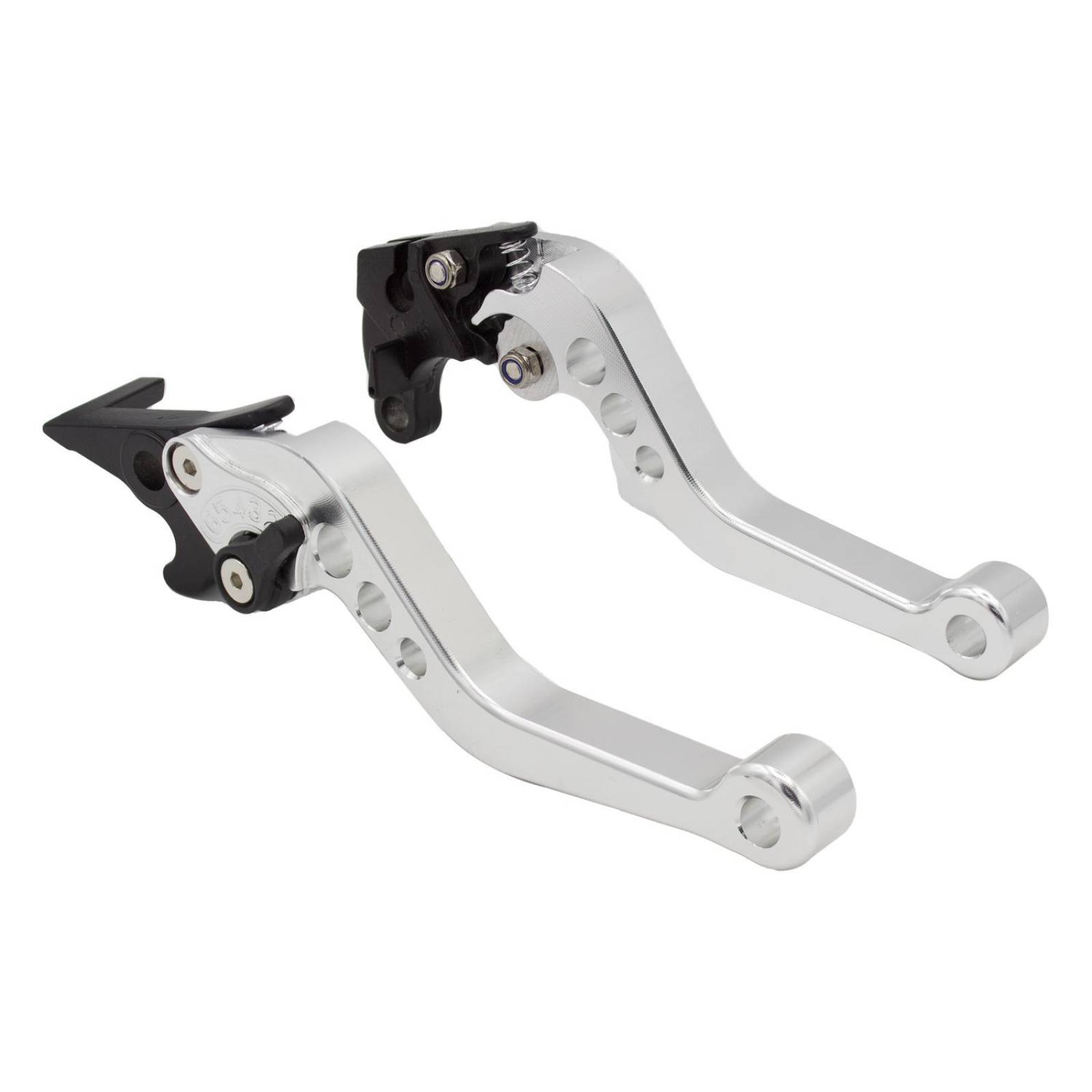 Manijas para moto 125Z aluminio plata Alessia 