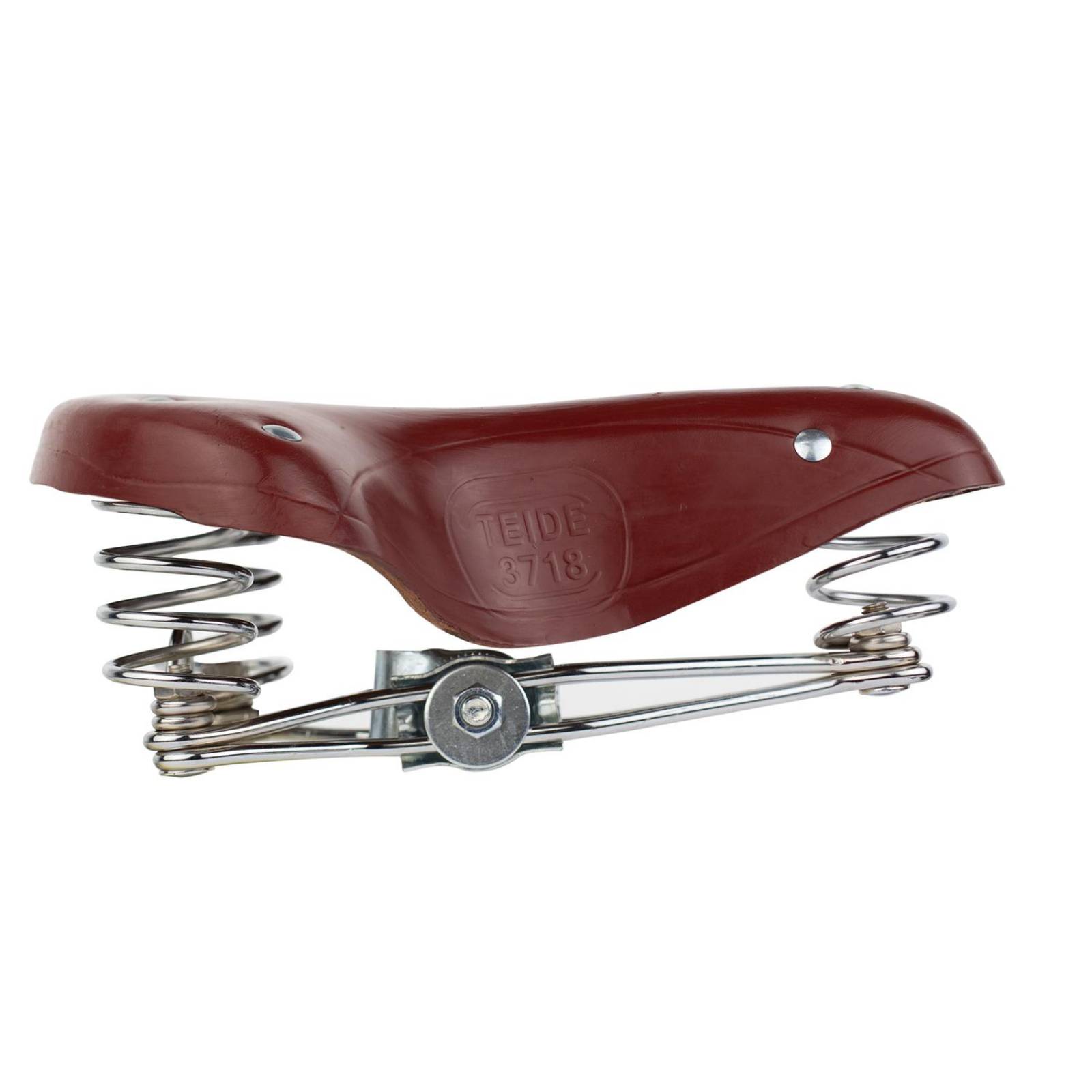 Asiento para bicicleta de piel vino baqueta MARILUZ 