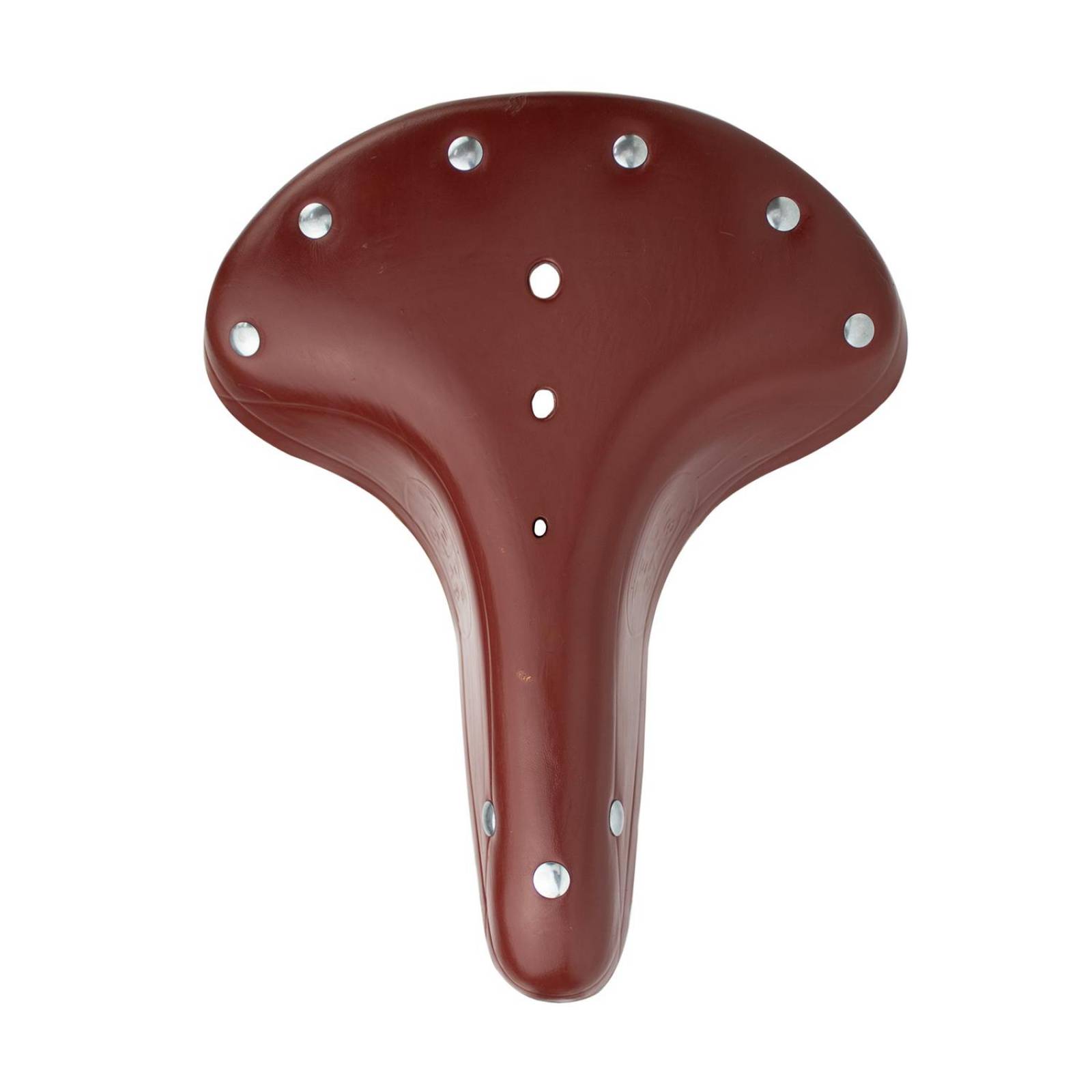 Asiento para bicicleta de piel vino baqueta MARILUZ 