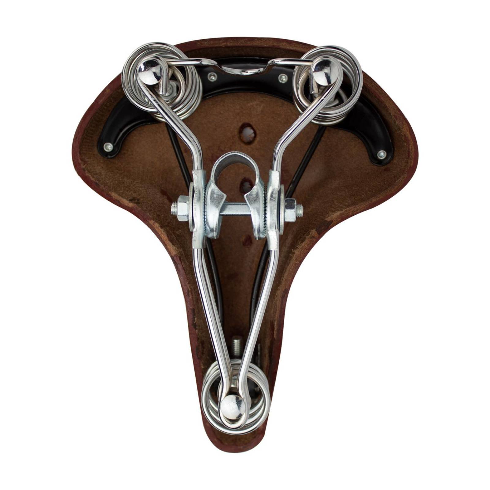 Asiento para bicicleta de piel vino baqueta MARILUZ 