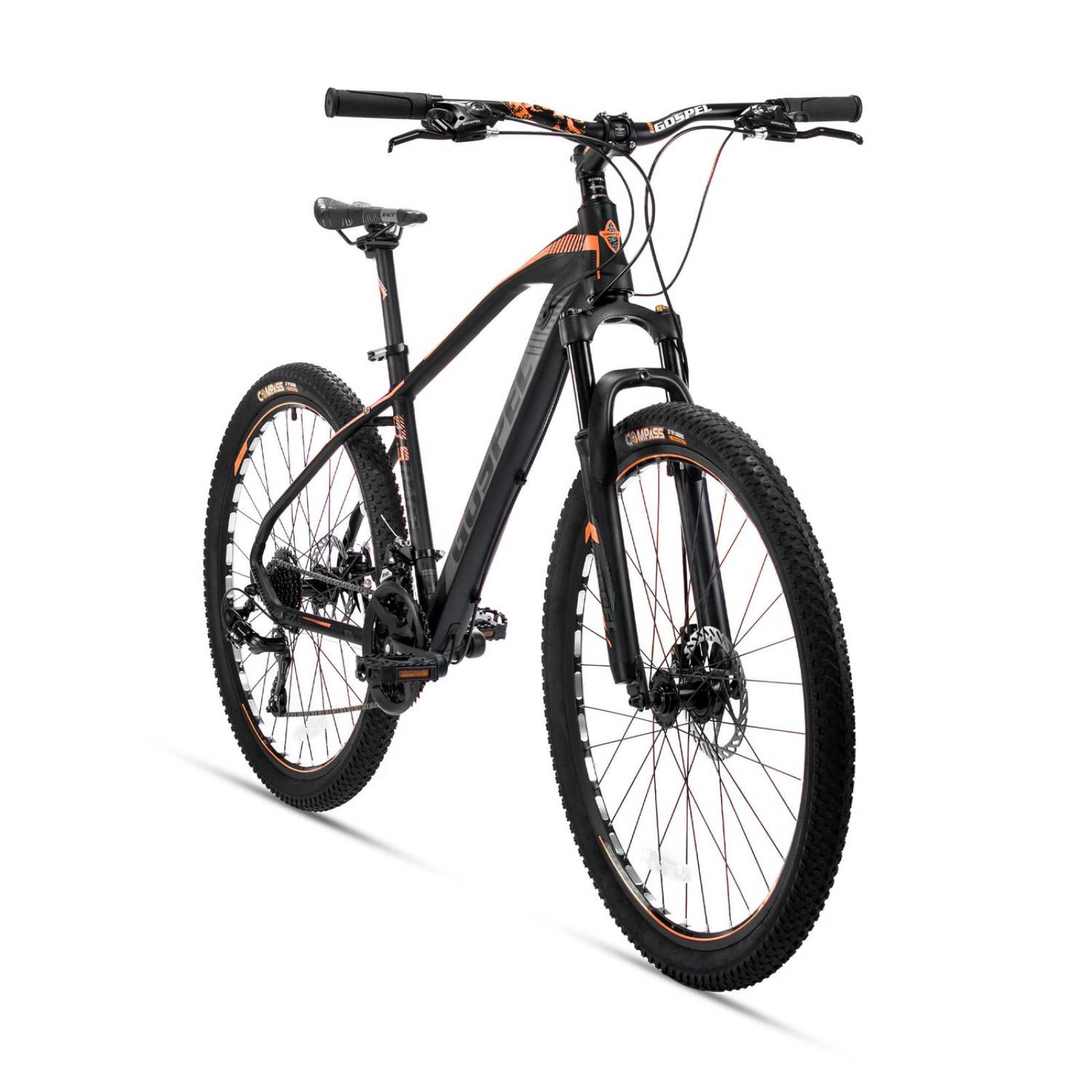 Bicicleta Montaña R27.5 24V Naranja Talla L Race Gospel 