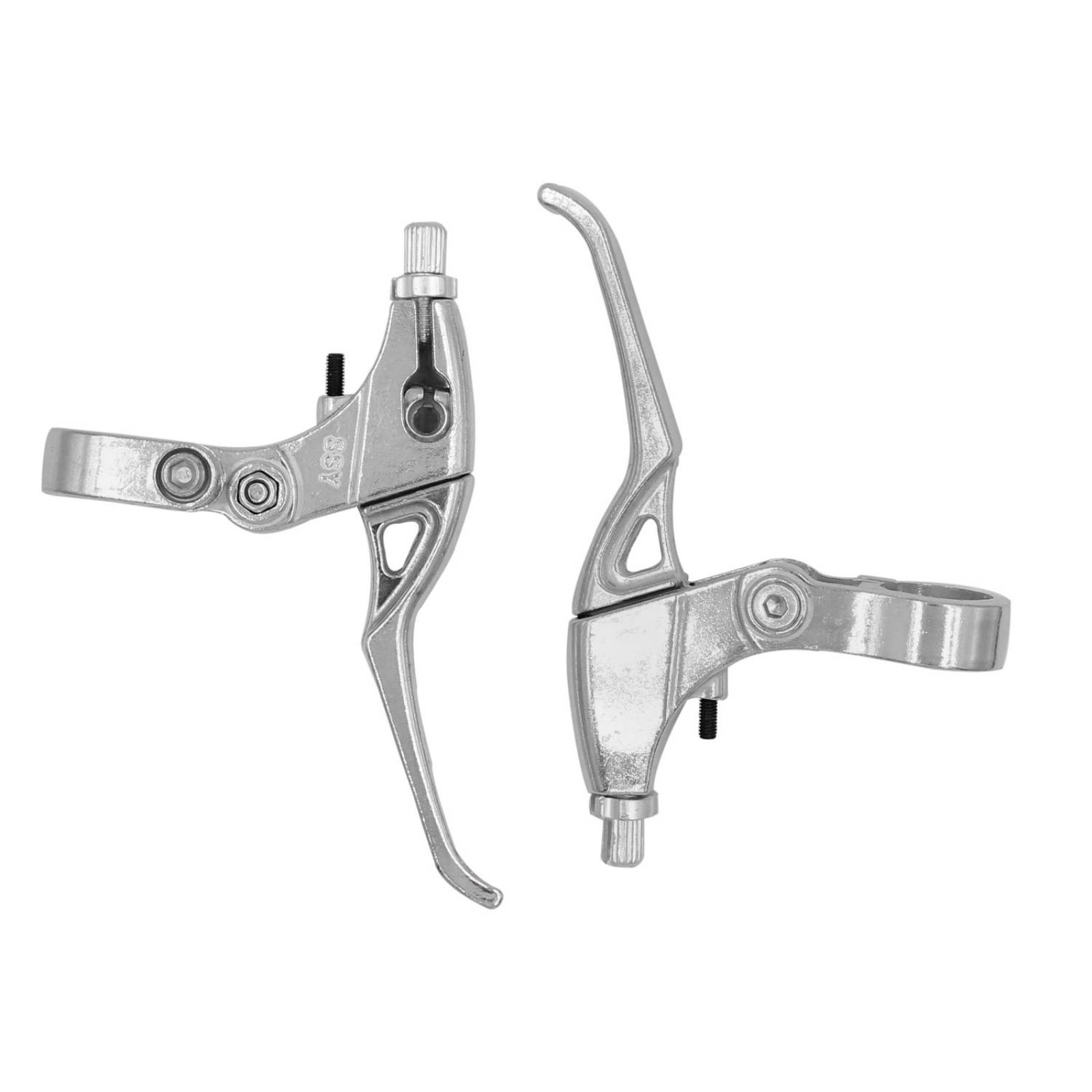 Kit Frenos Caliper bicicleta BMX aluminio plateado S Shine 