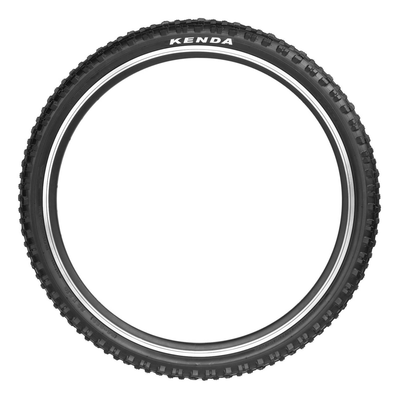 Llanta para bicicleta R26 x2.10 negra 22TPI K887 Kenda 