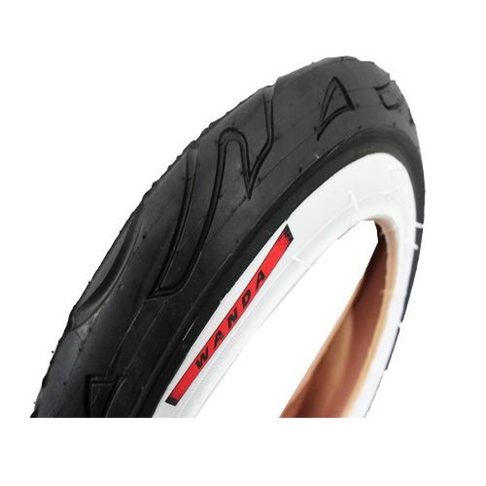 Llanta para bicicleta R12 x1/2x2-1/4 blanco P1066 Wanda
