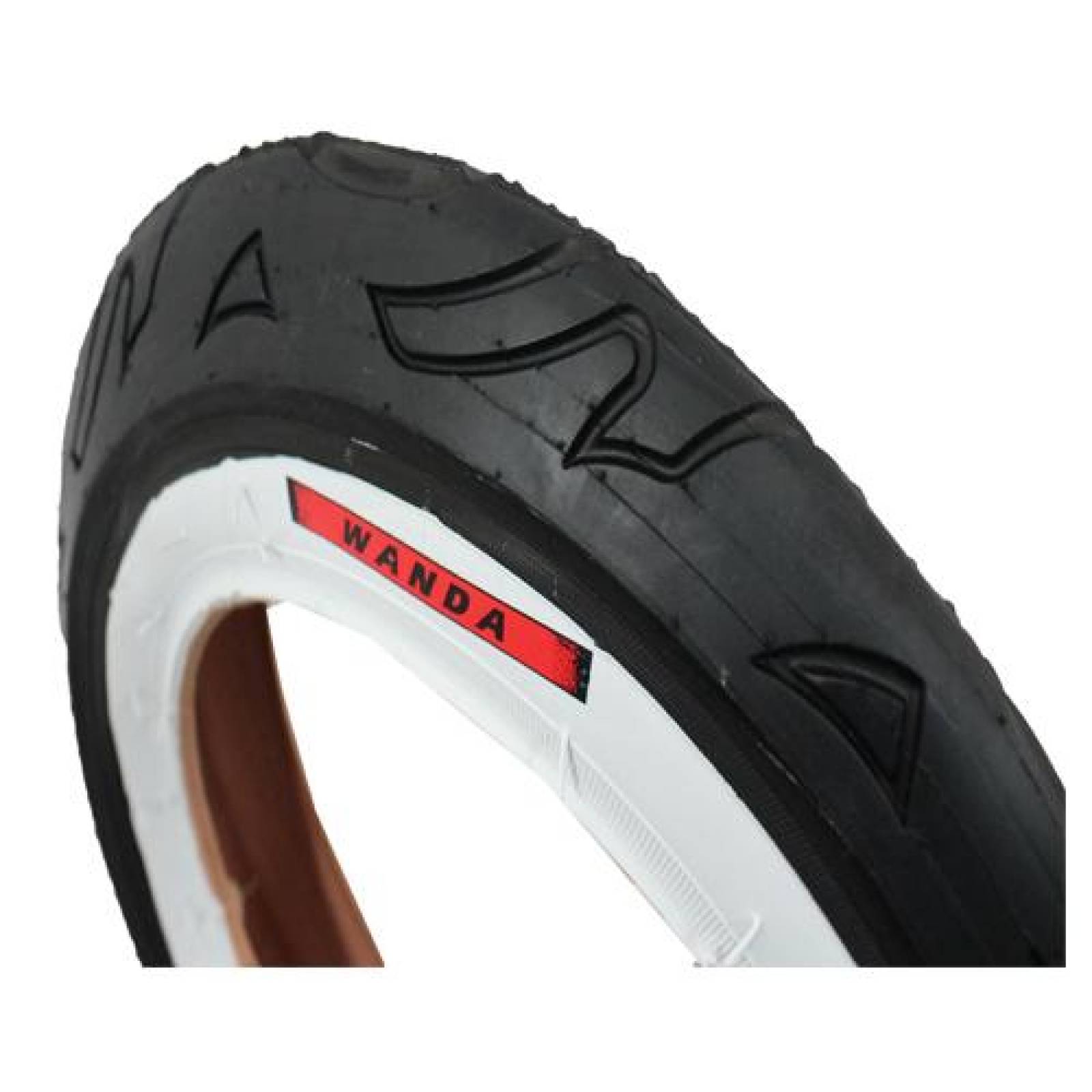 Llanta para bicicleta R12 x1/2x2-1/4 blanco P1066 Wanda