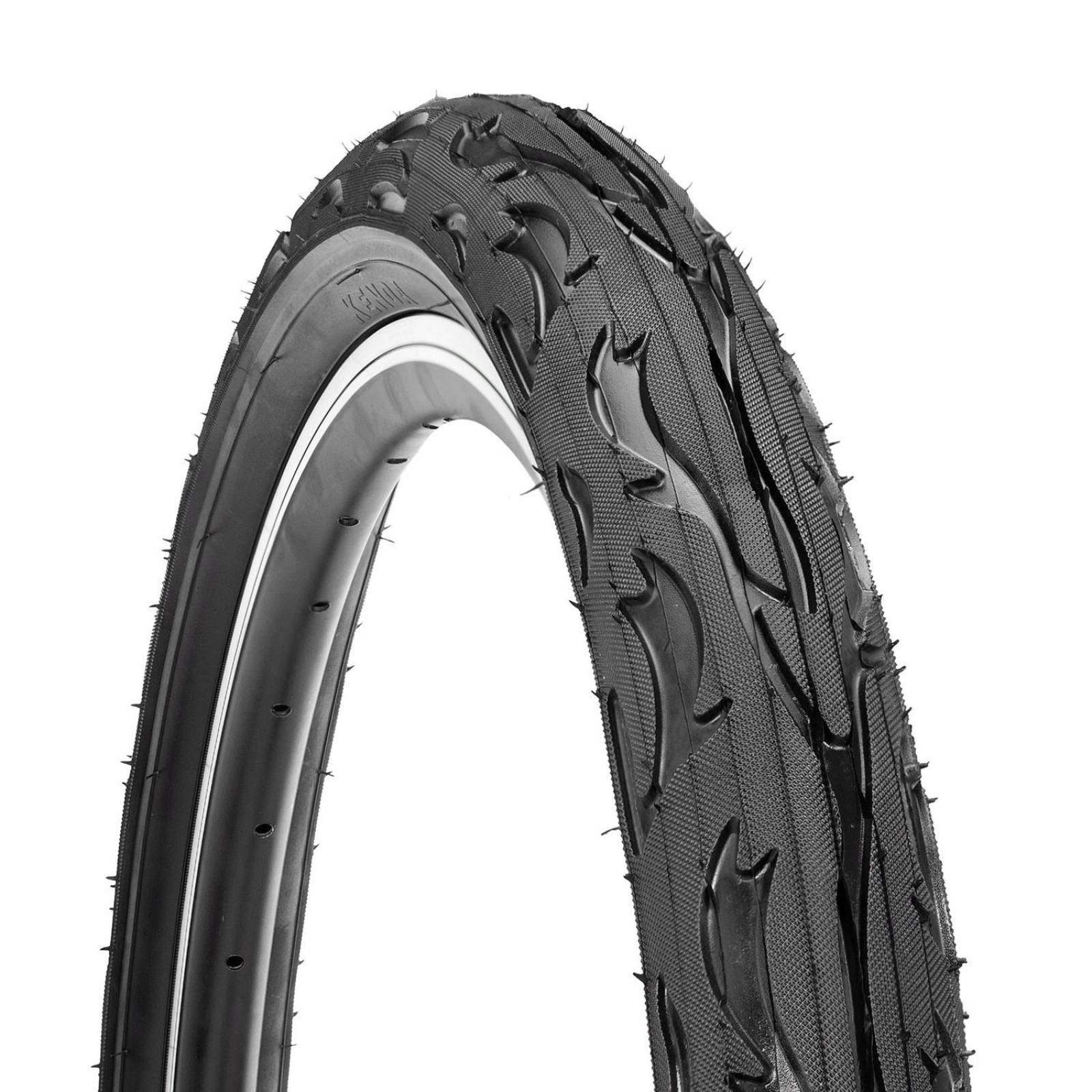 Llanta para bicicleta R26 x2.125 negra Flame K1008 Kenda 