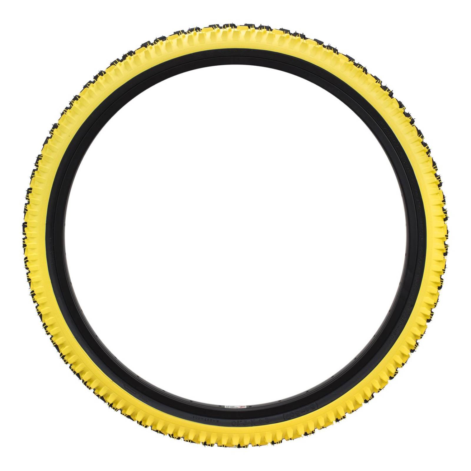 Llanta para bicicleta R24 x2.10 amarilla payaso K837 Kenda 