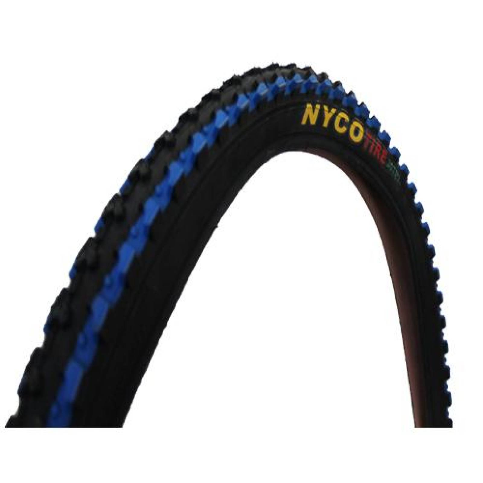 Llanta para bicicleta R26 x2.125 doble linea azul HY111 Nyco