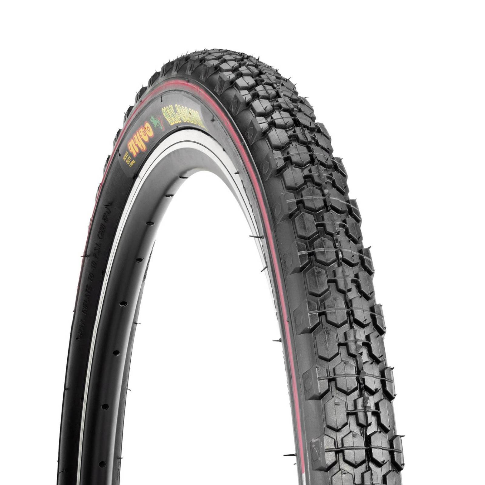 Llanta para bicicleta R26 x2.125 linea roja HY056 Nyco 