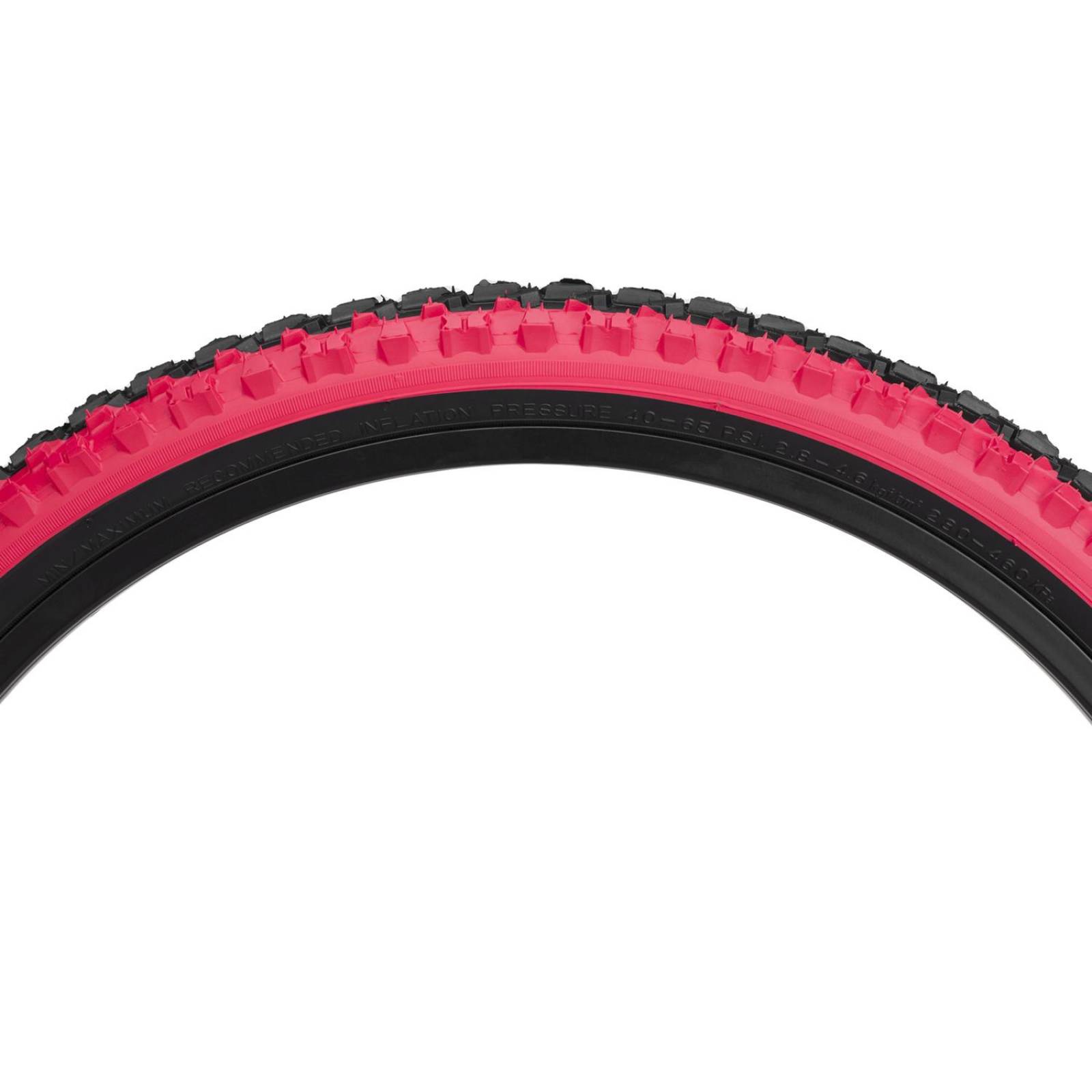 Llanta para bicicleta R24 x2.10 negra con rojo K876 Kenda 