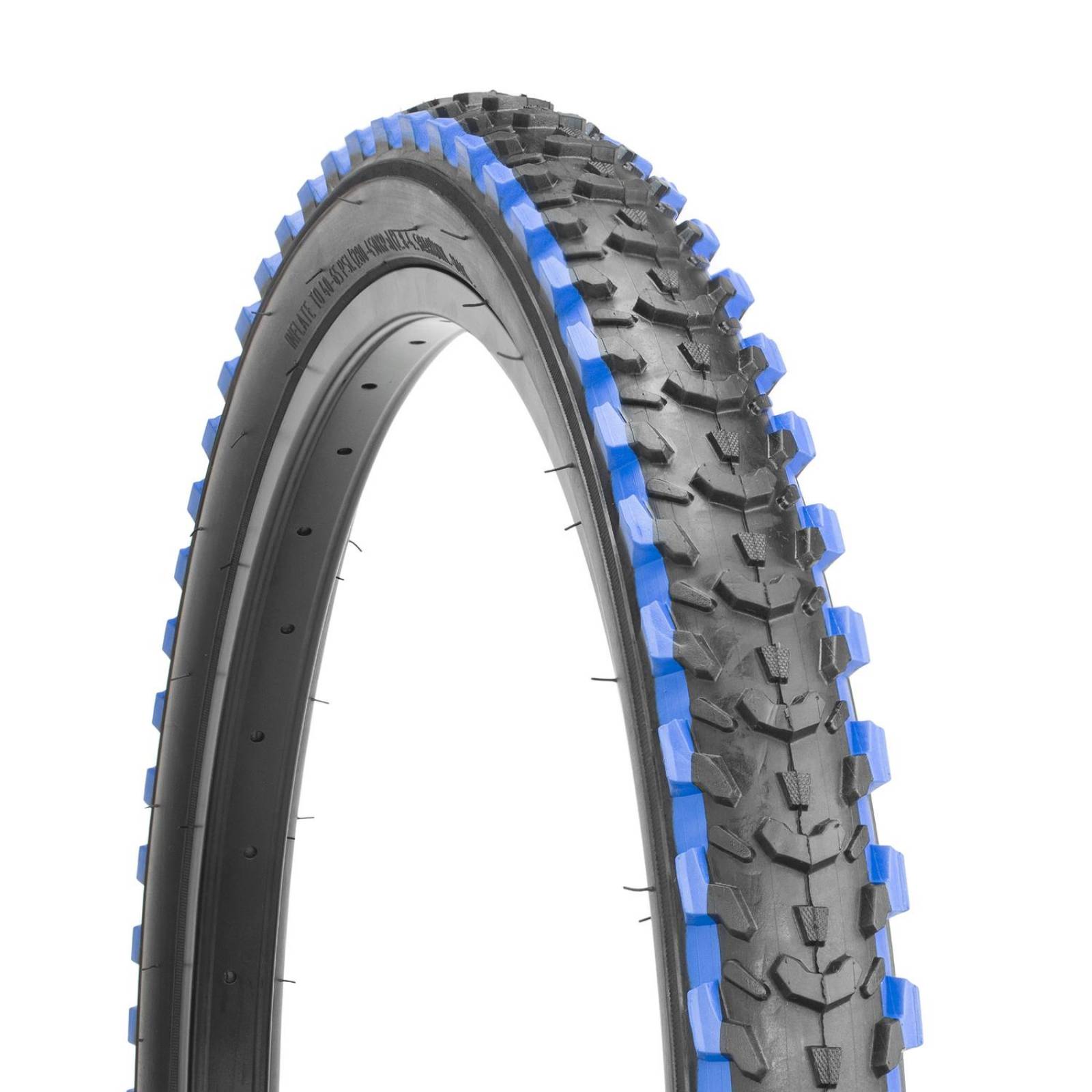 Llanta para bicicleta R24 x2.125 doble linea azul HY111 Nyco