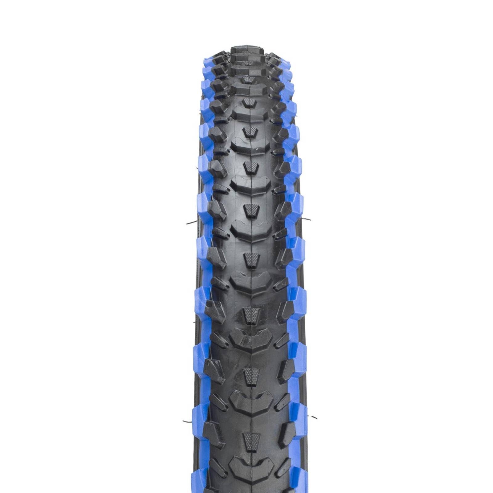 Llanta para bicicleta R24 x2.125 doble linea azul HY111 Nyco