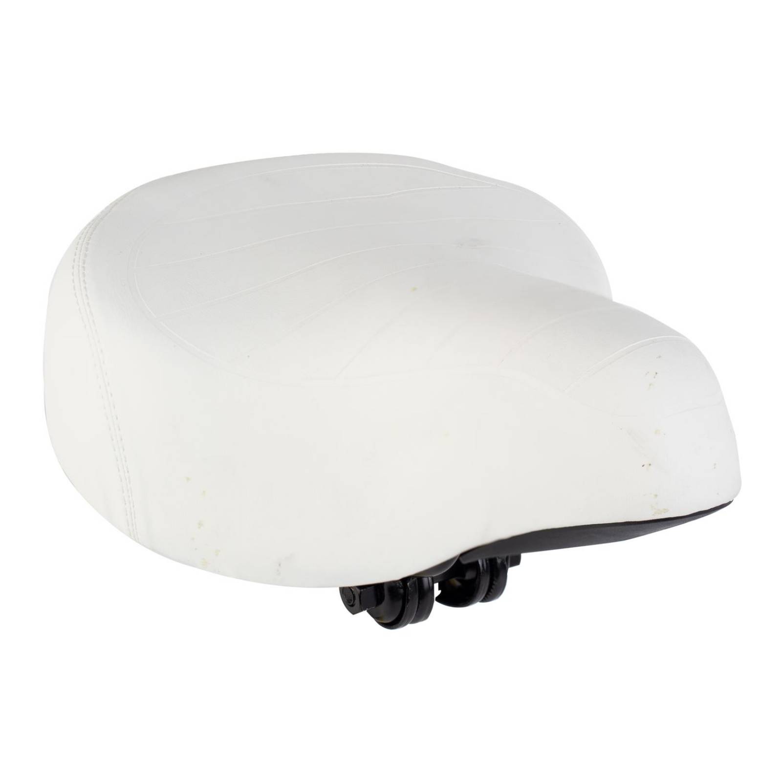 Asiento para bicicleta de resorte Ancho blanco  MARILUZ 