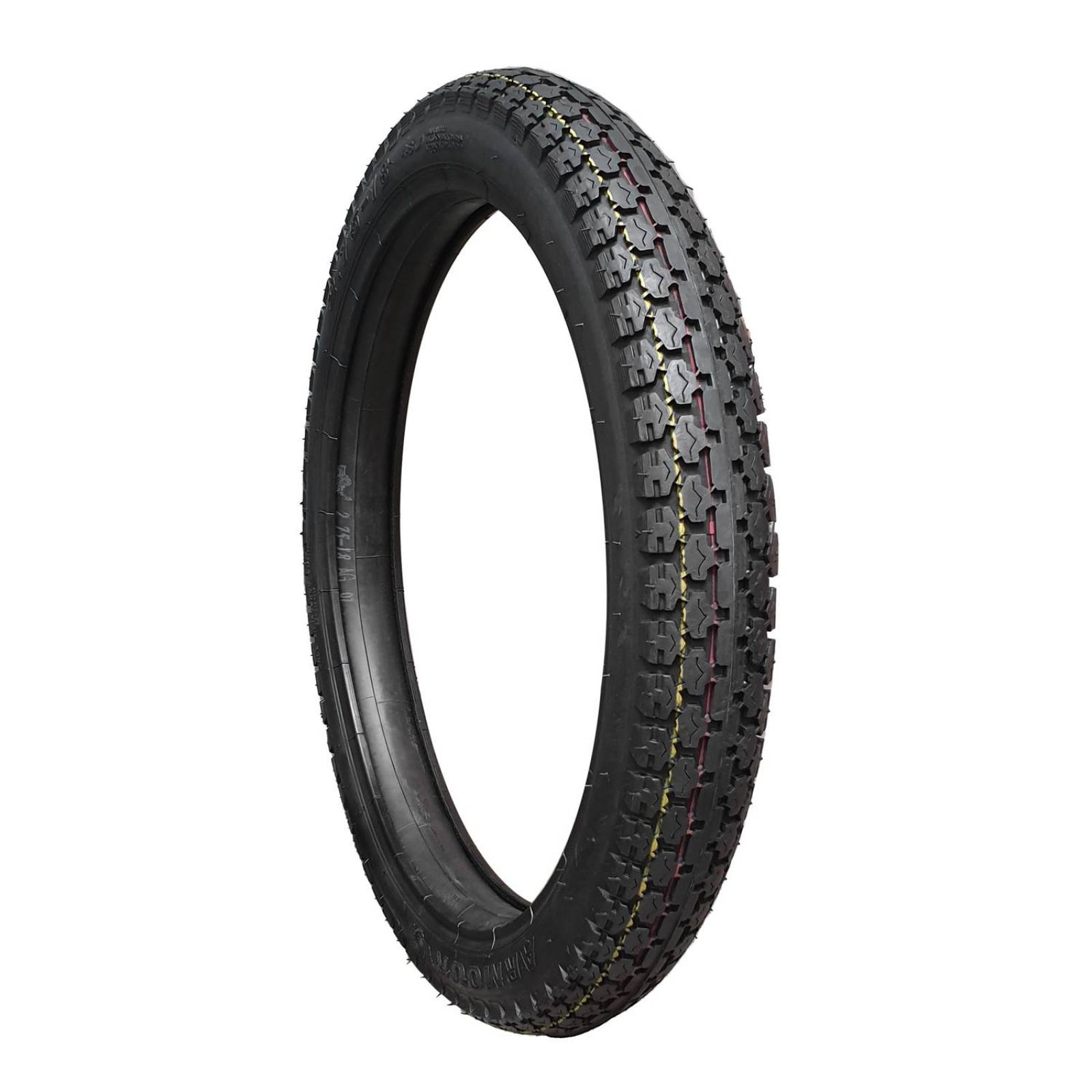 Llanta 2.75-18 para moto uso con camara 48J XM-005 Armour 