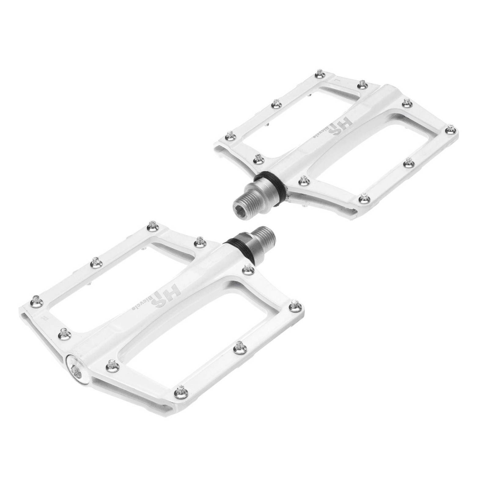 Pedales Bicicleta BMX 1/2 Alumino Blancos ALNC-200 Mariluz 