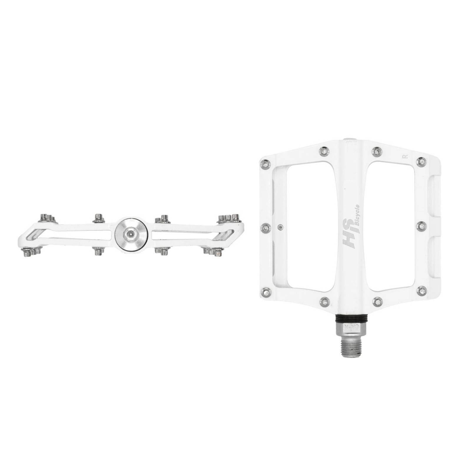 Pedales Bicicleta BMX 1/2 Alumino Blancos ALNC-200 Mariluz 