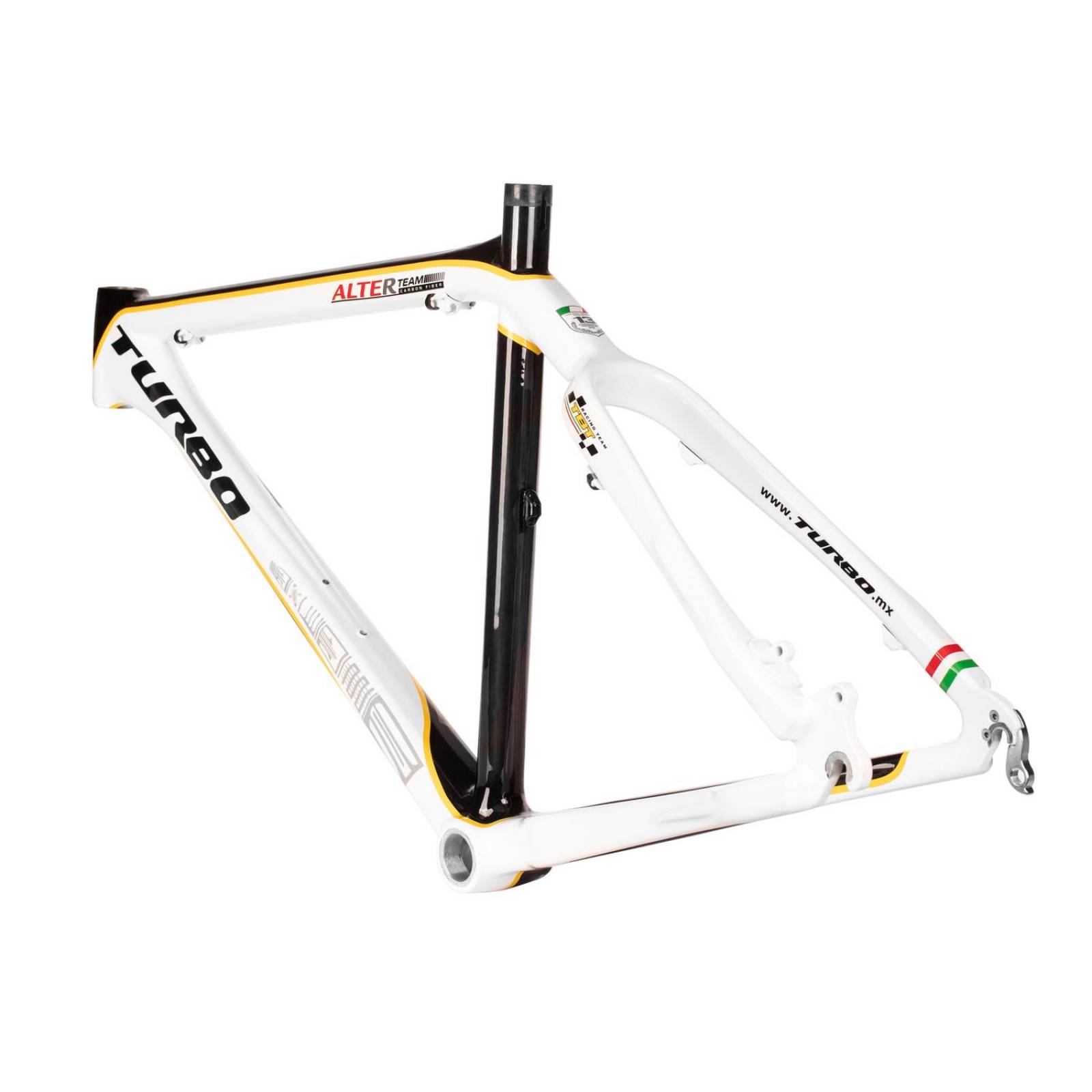Cuadro bicicleta R 26 MTB Carbon C6 MTB01 Talla L Alter 