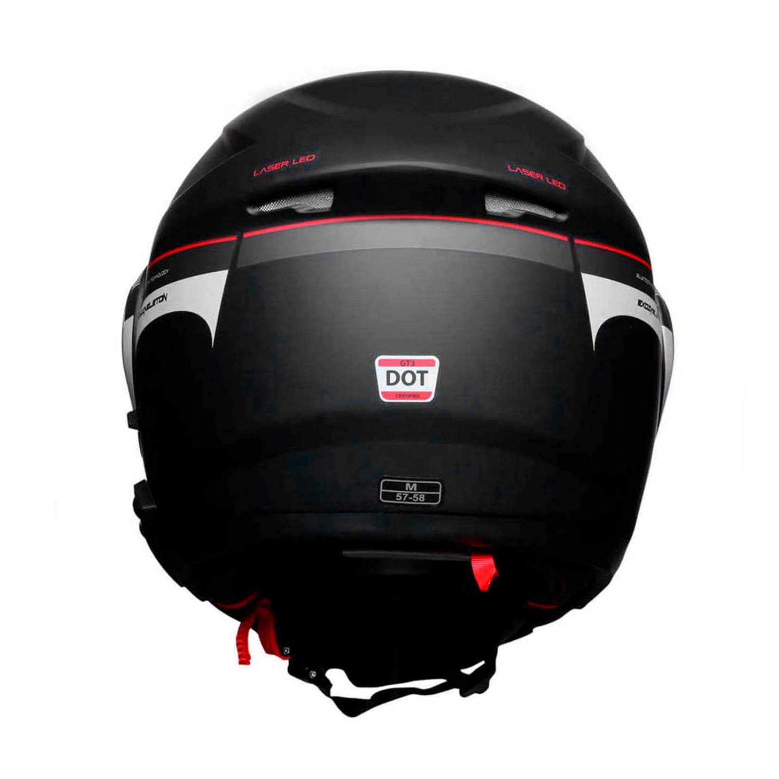 Casco moto talla L certificado bluetooth blanco GT3 Vento 