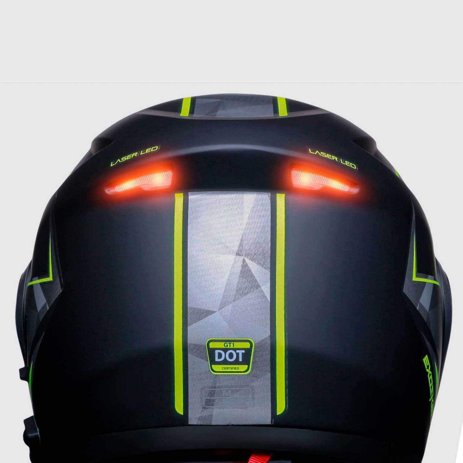 Casco moto talla L certificado bluetooth amarillo GT2 Vento 
