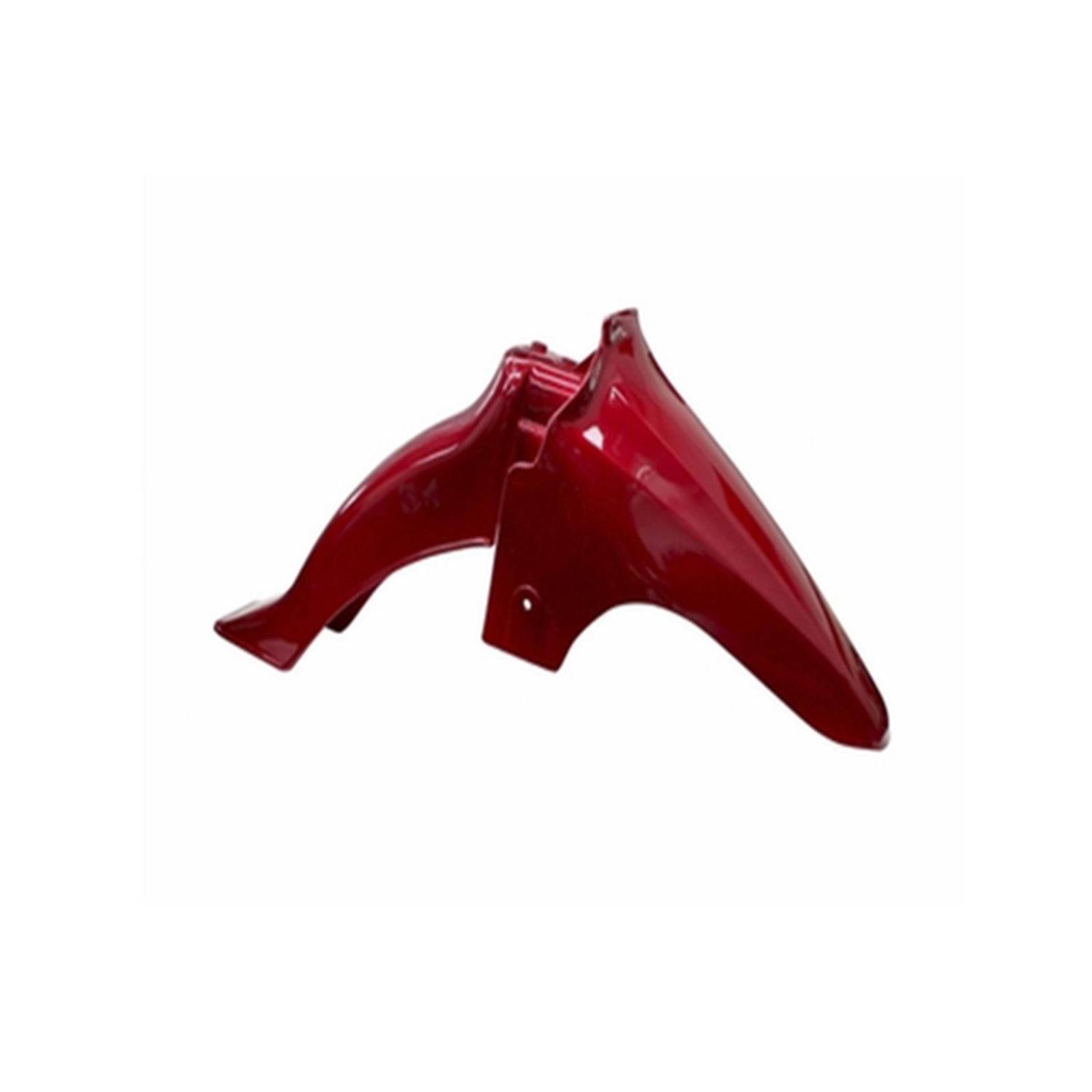 Salpicadera delantera para motocicleta roja Greaser Carabela 