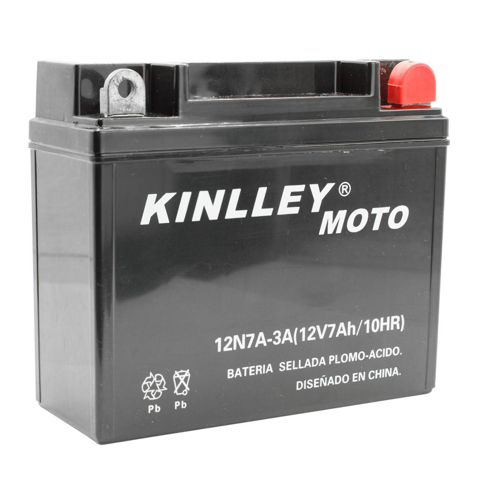 Bateria para motocicleta 12N7A-3A Sellada Kinlley 