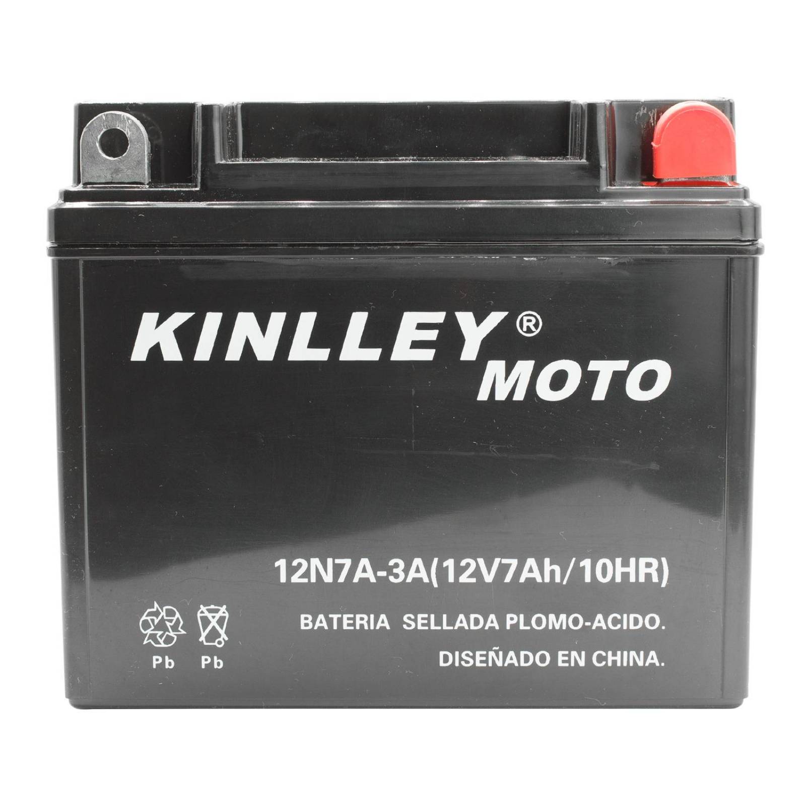 Bateria para motocicleta 12N7A-3A Sellada Kinlley 