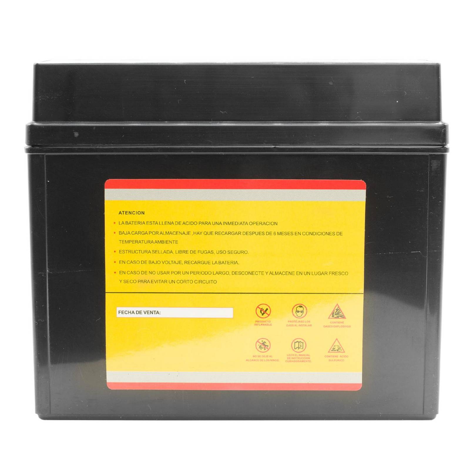 Bateria para motocicleta 12N7A-3A Sellada Kinlley 