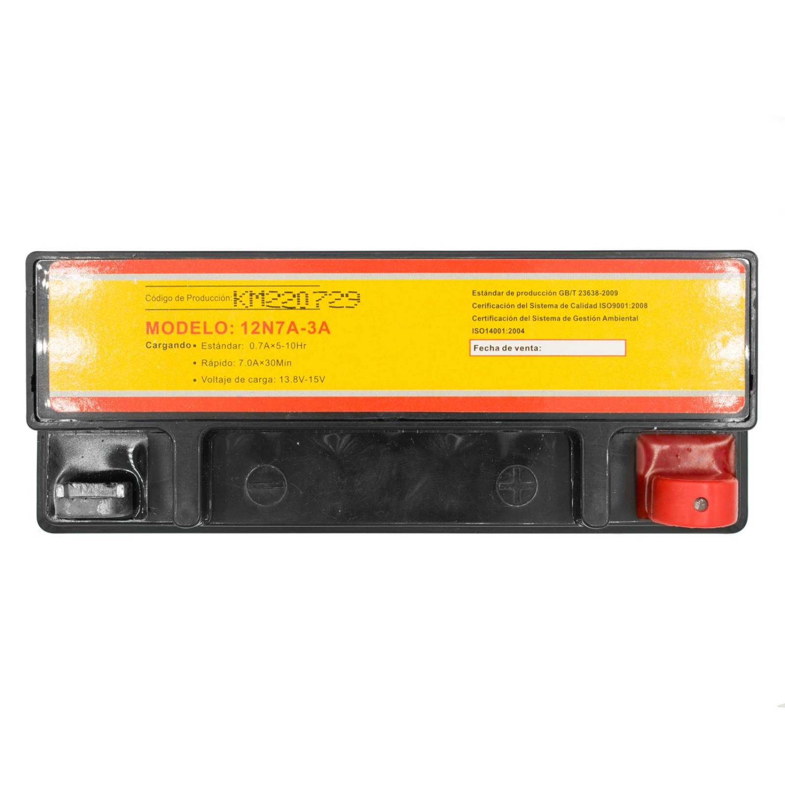 Bateria para motocicleta 12N7A-3A Sellada Kinlley 