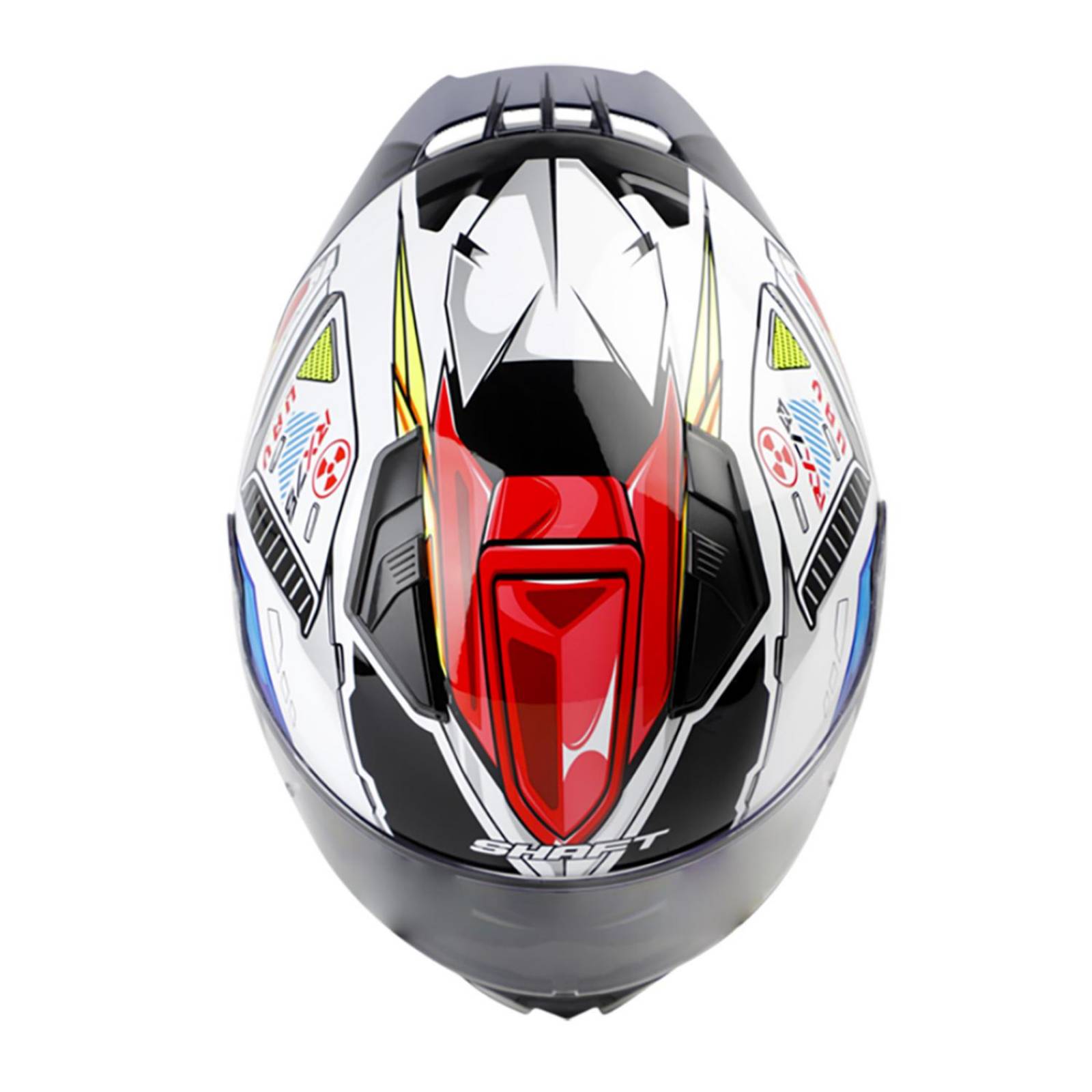 Casco Shaft Integral SH582-SP Blanco/Azul Talla L 