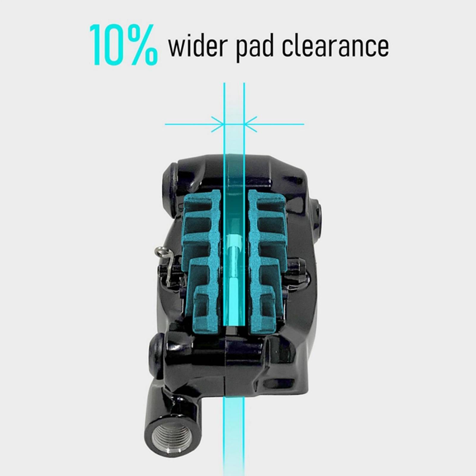 Freno de disco hidraulico trasero derecho para bicicleta de 12 vel 105 DI2 ST-R7120/BR-7170 Shimano 