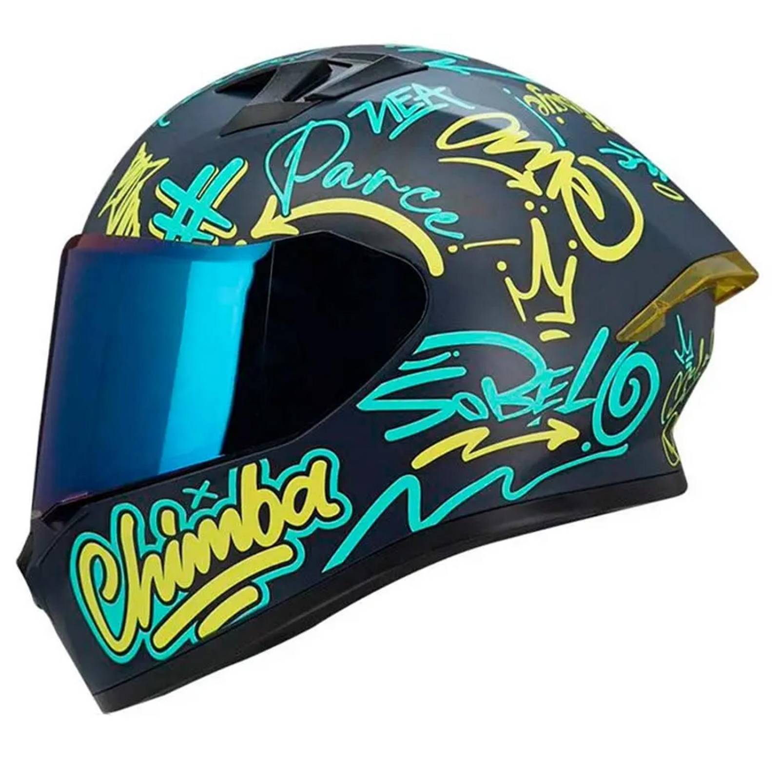 Casco para moto Parce Azul Matte Talla L 503 ICH 
