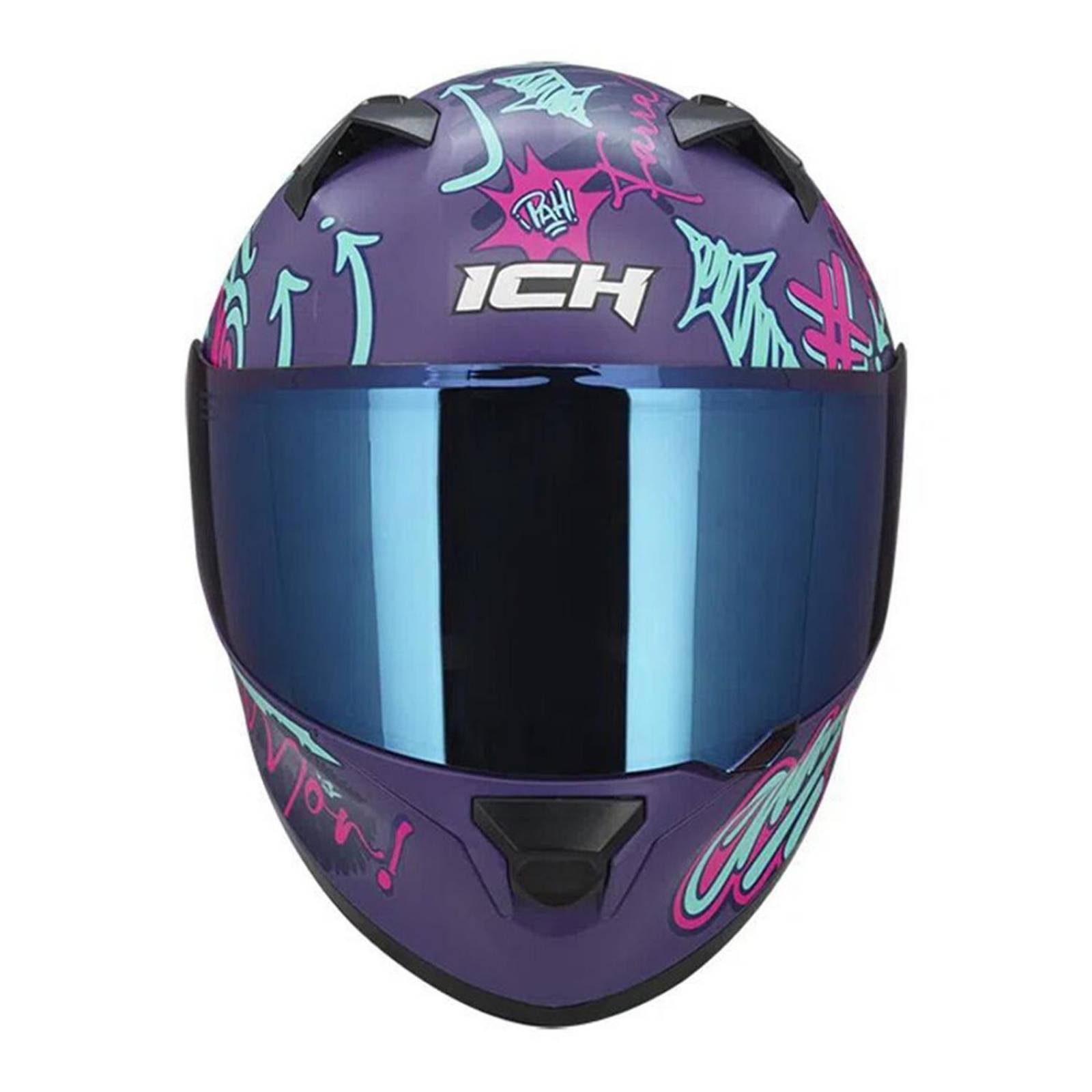 Casco para moto Morado Neon Matte Talla S 503 Ceat 