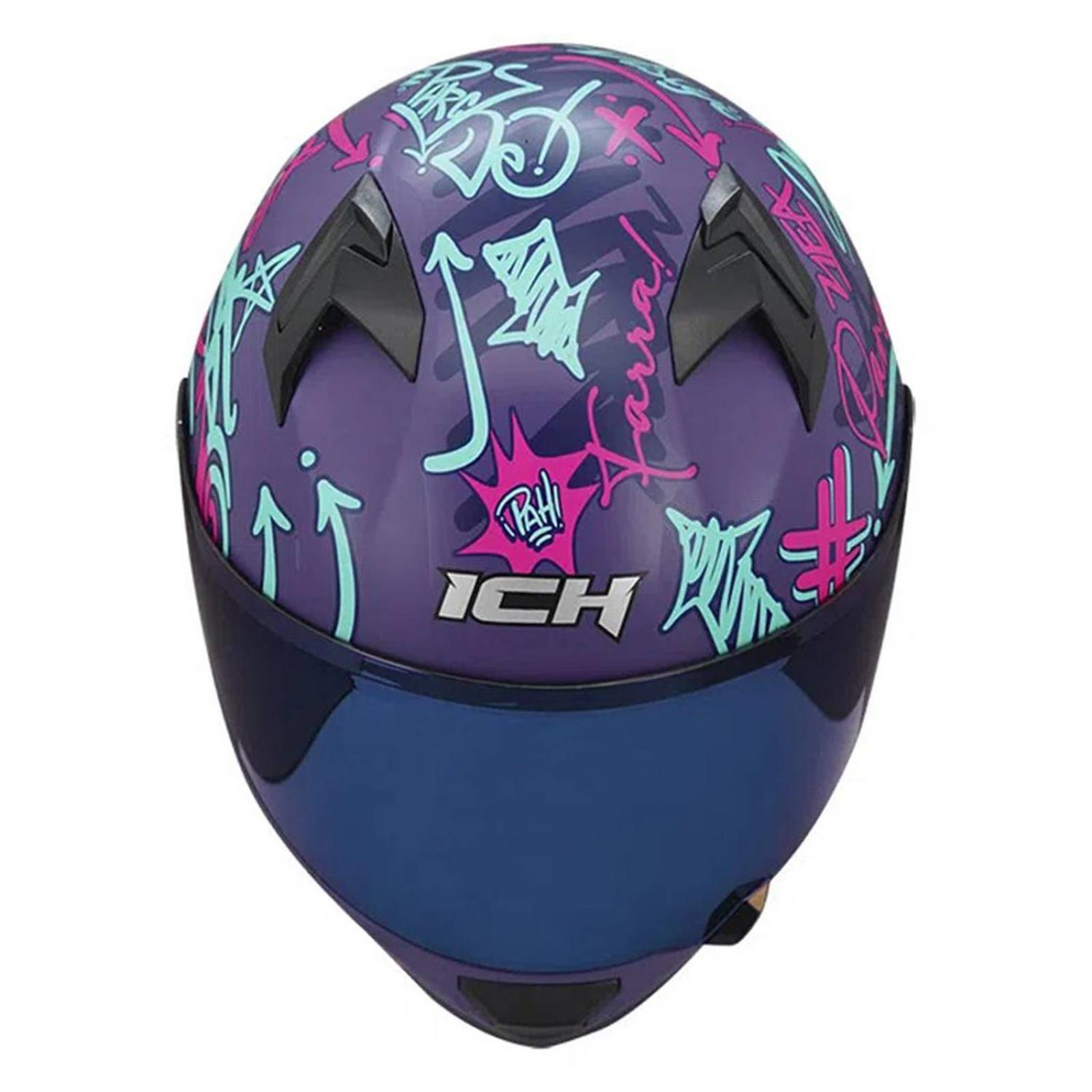 Casco para moto Morado Neon Matte Talla S 503 Ceat 